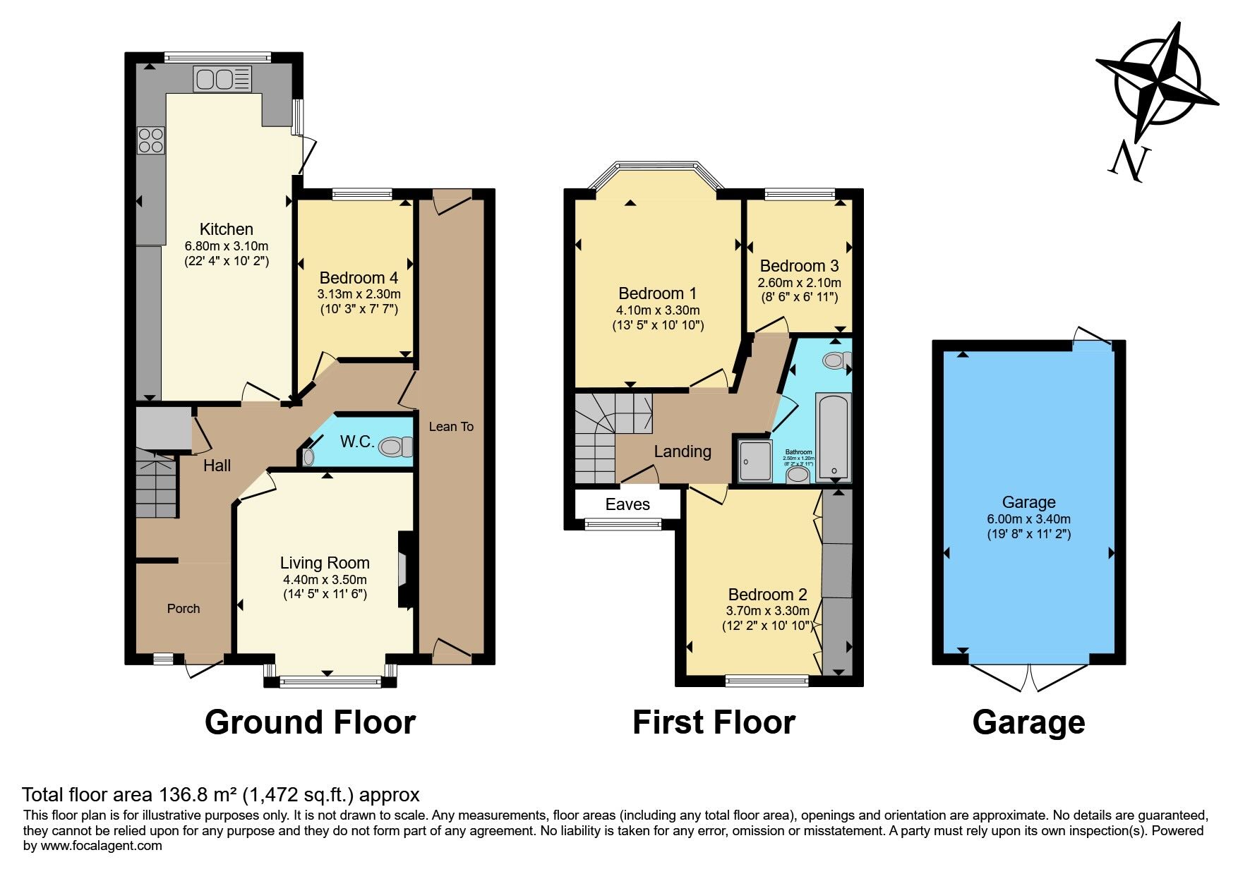 87, North Approach, Watford floorplan