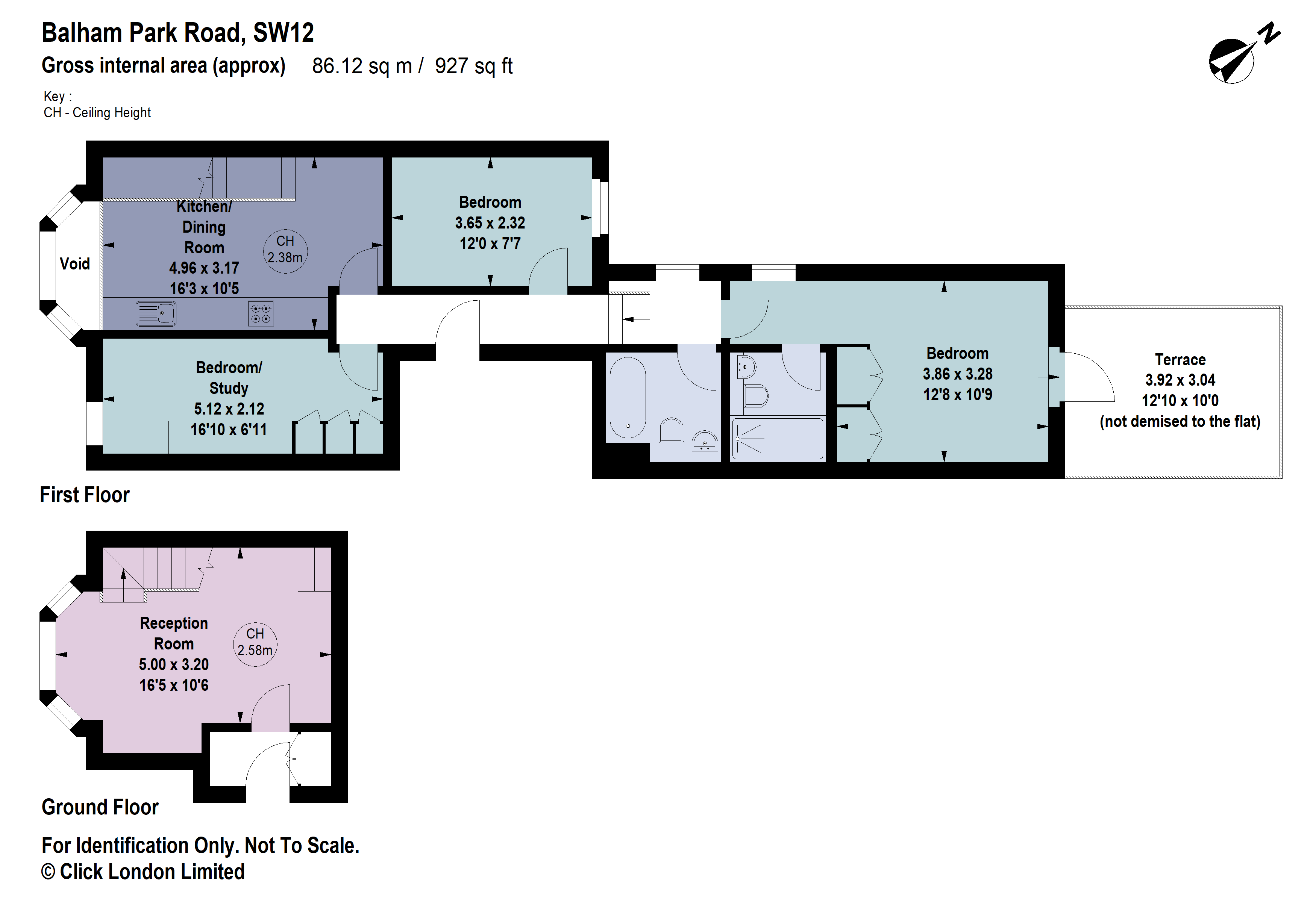 Balham Park Road, London SW12, 3 bedroom flat for sale 60758250