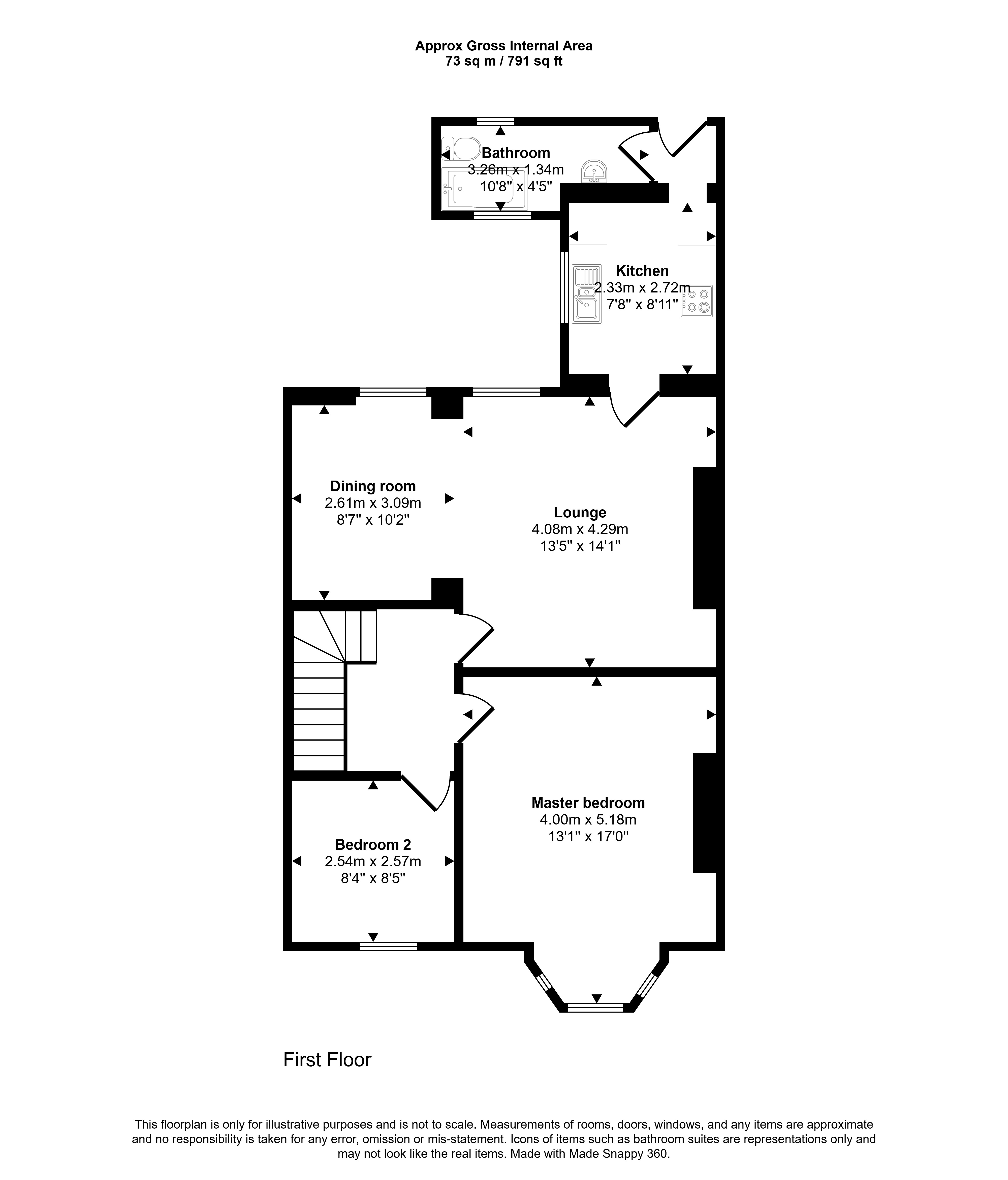 3, Lyndhurst Terrace, Newcastle upon Tyne floorplan