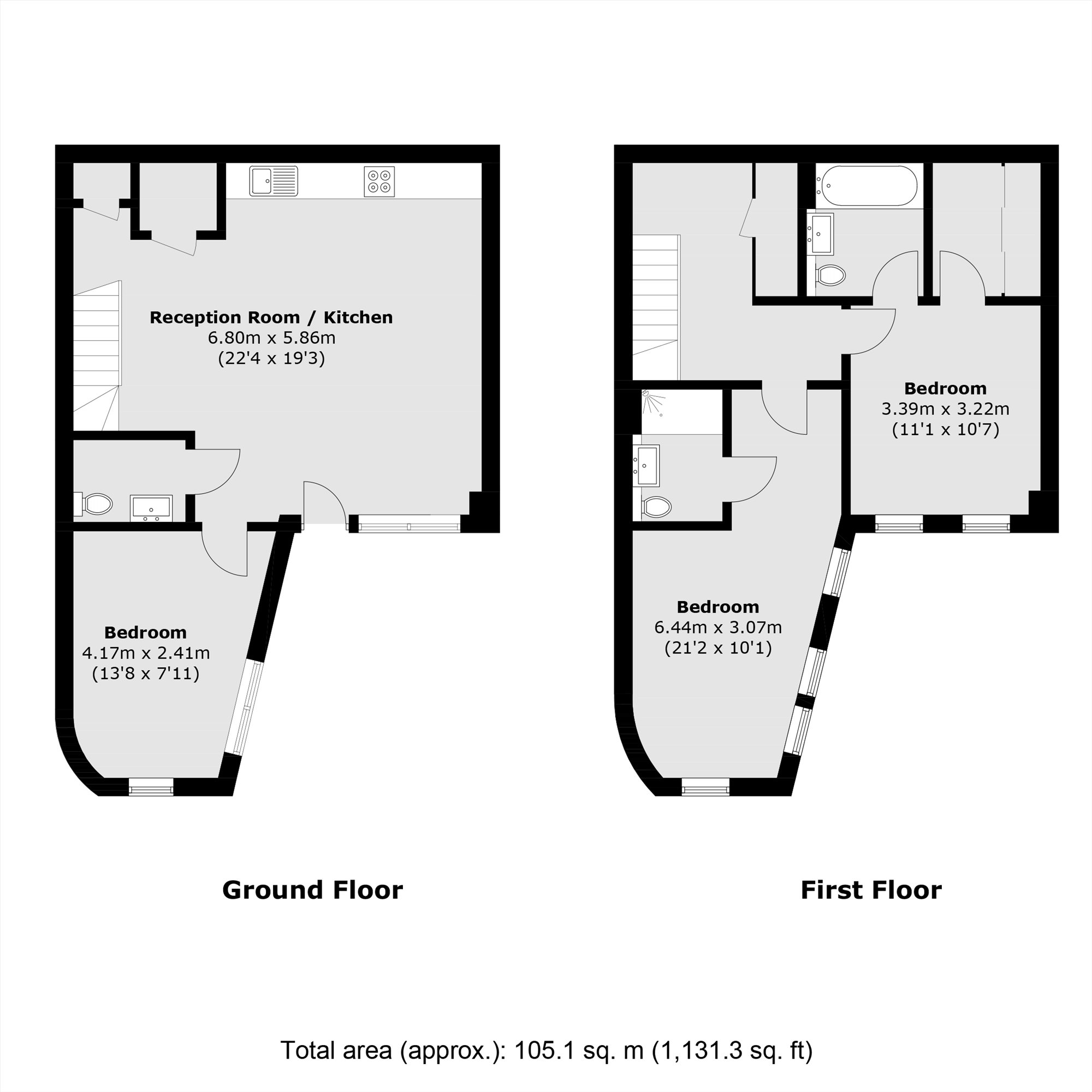 32, Baltic Avenue, Brentford floorplan