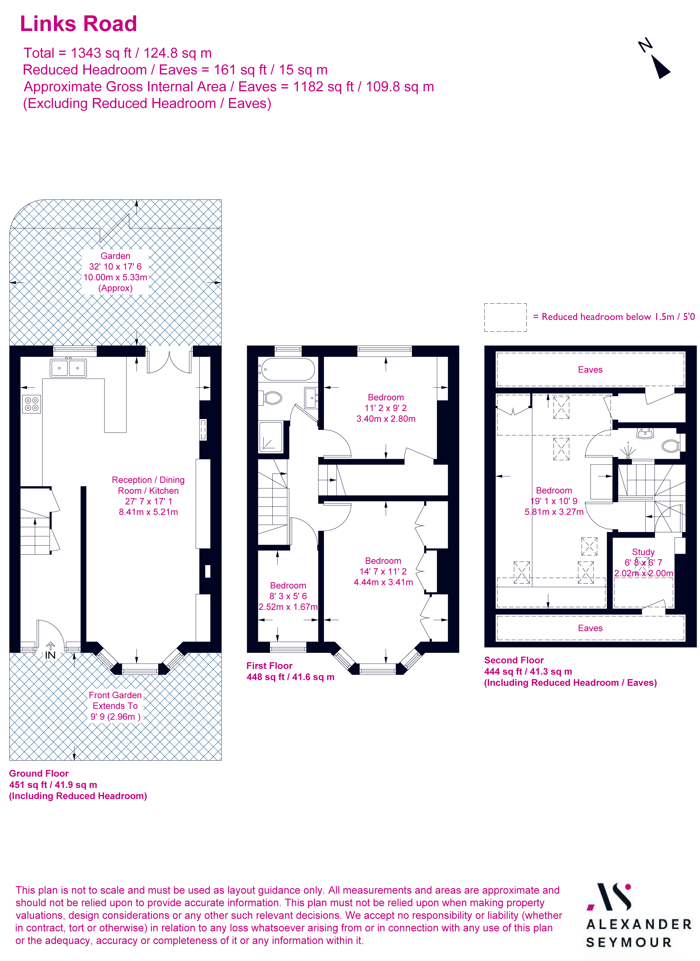 85, Links Road, Tooting floorplan