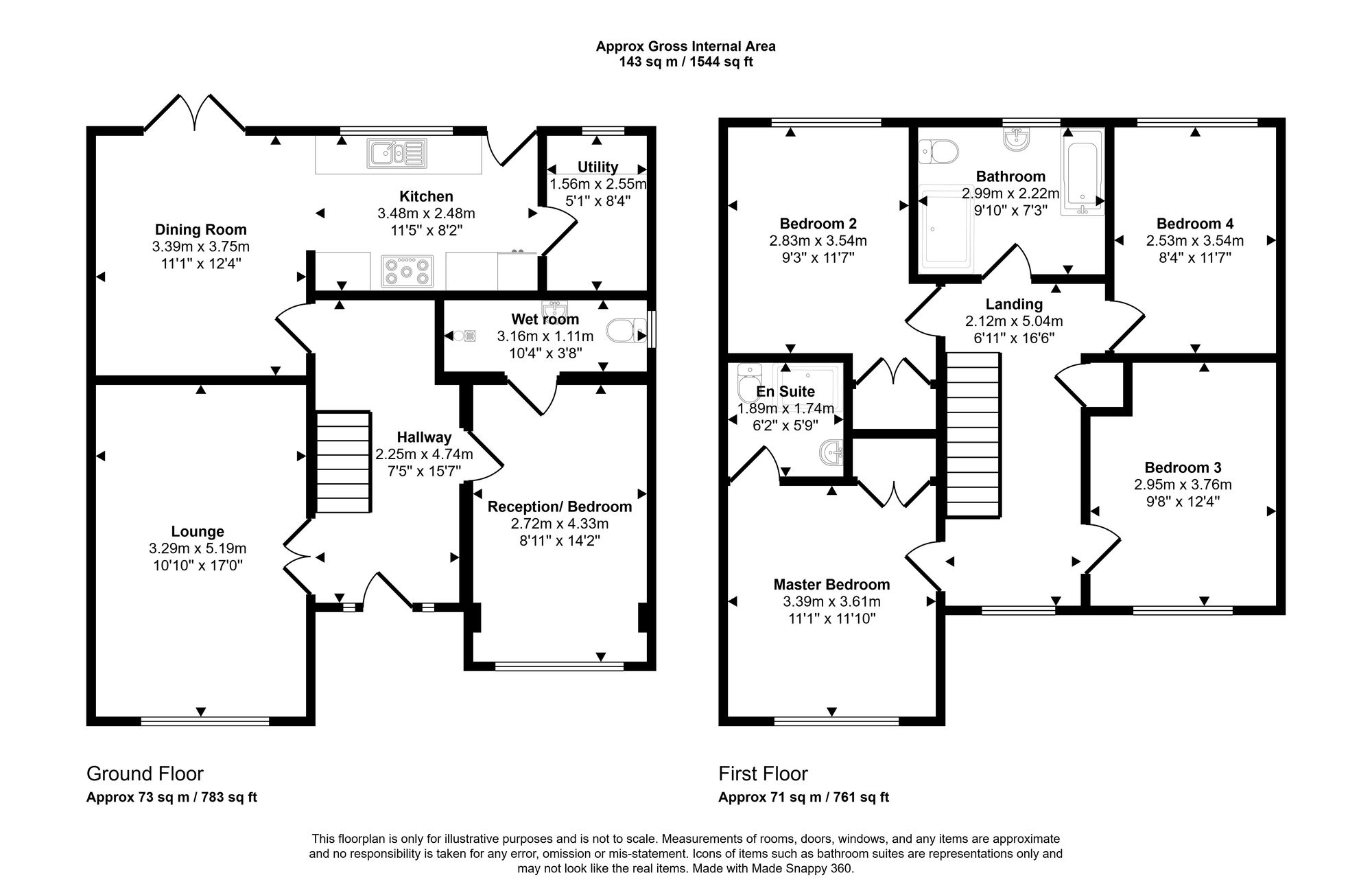 10 Swn Yr Afon, Bridgend floorplan