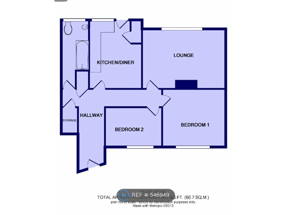 2 Bedrooms Flat to rent in Cliff Road, Leeds LS6
