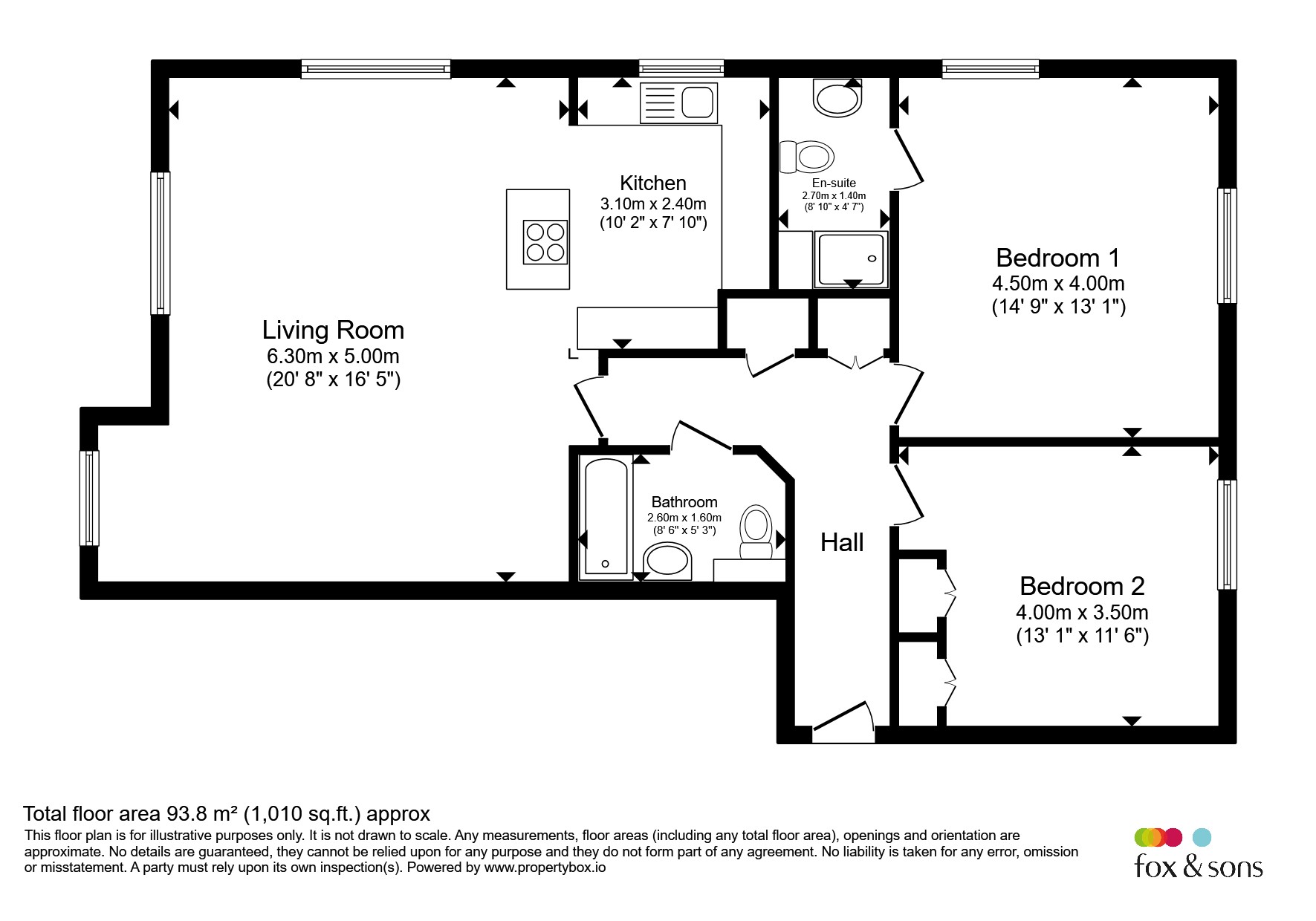 Flat 17, Nautilus, Marine Parade, Worthing floorplan