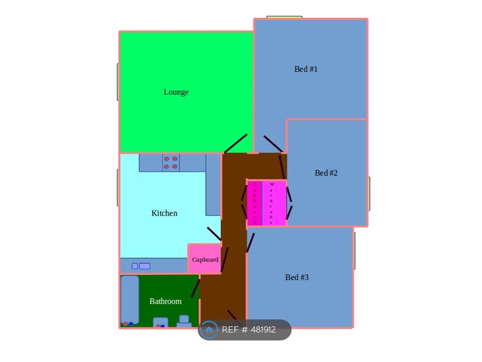 3 Bedrooms Flat to rent in Ramsay Terrace, Tillicoultry FK13