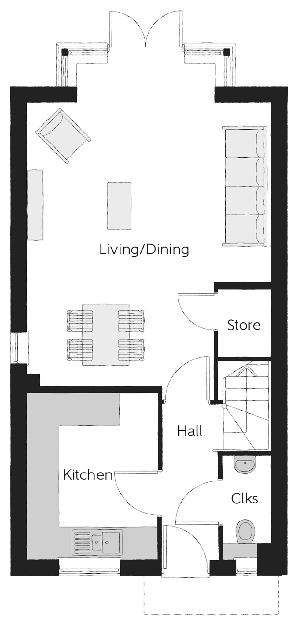 89, Queensway, Llanwern floorplan