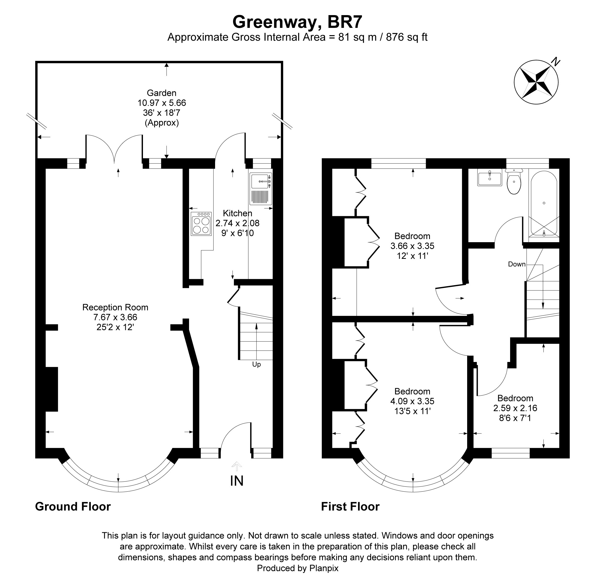 Greenway, Chislehurst BR7, 3 bedroom semidetached house for sale