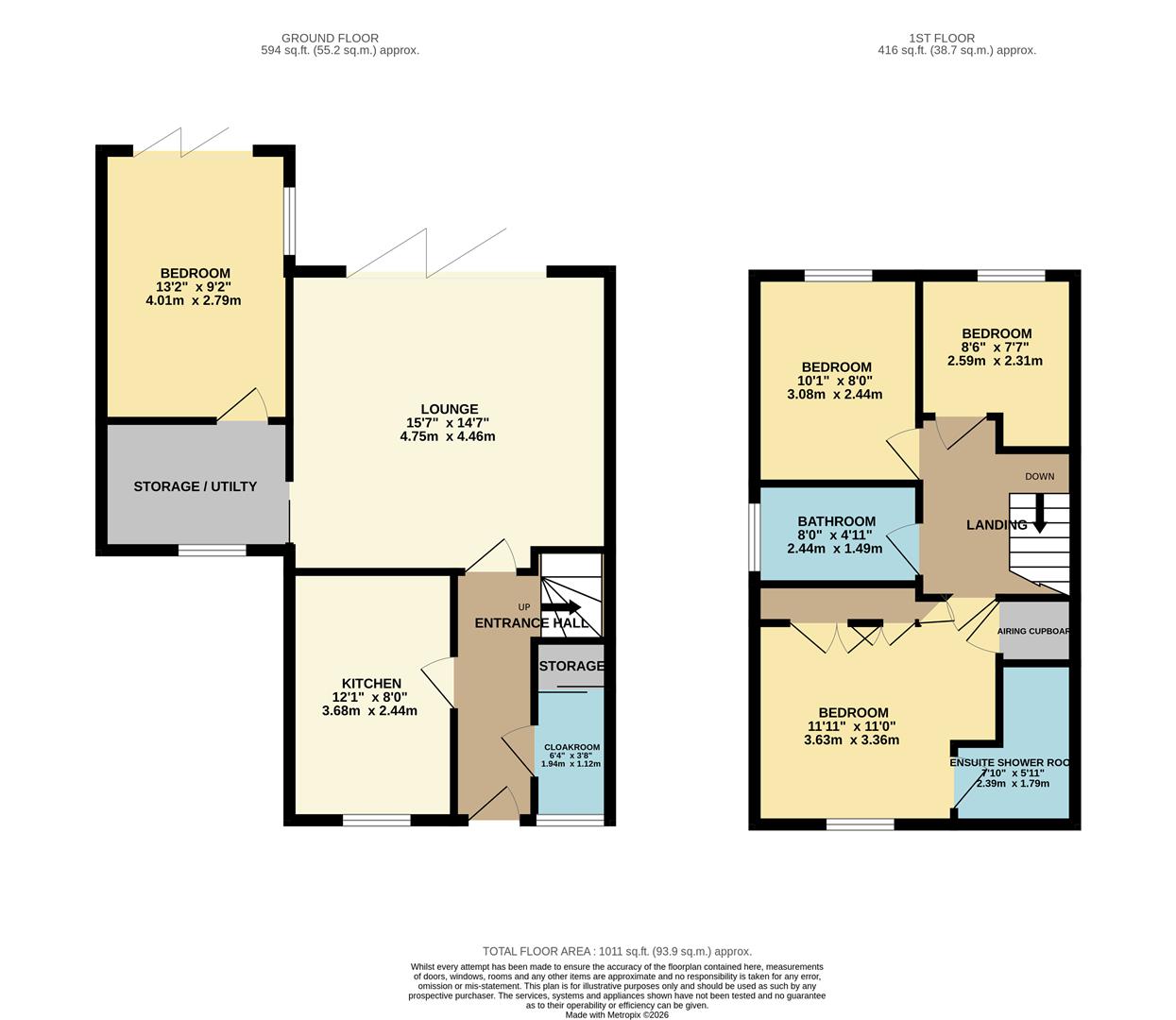 15, Meadow Drive, Henfield floorplan