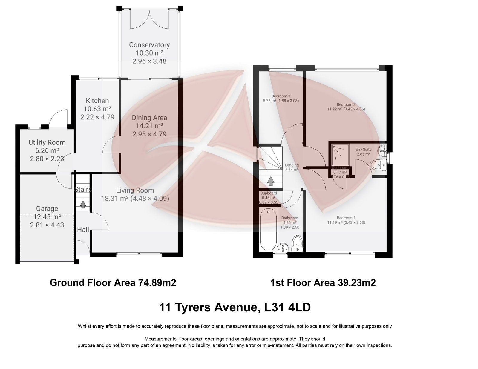 11, Tyrers Avenue, Lydiate floorplan