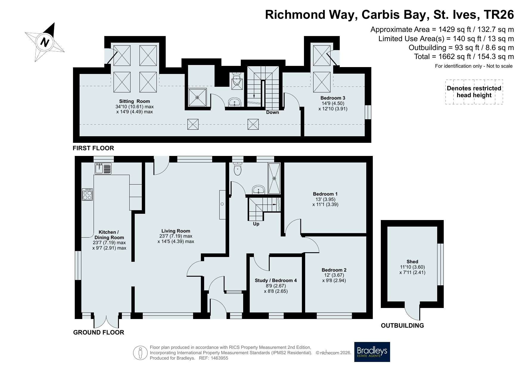 20, Richmond Way, St. Ives floorplan