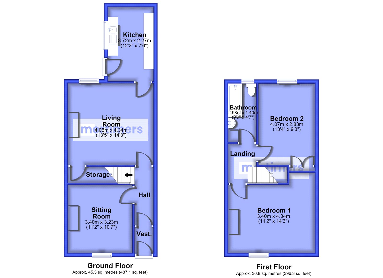 13, Cardigan Avenue, Lancashire floorplan