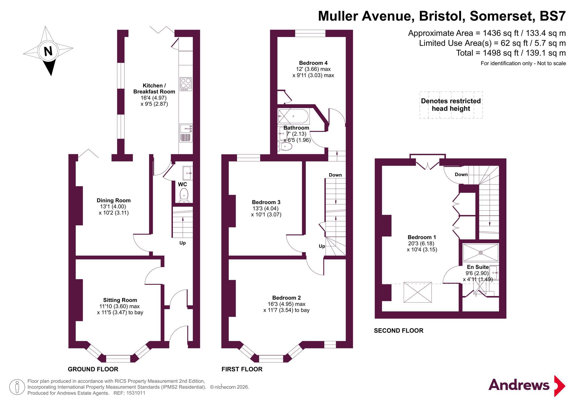 Muller Avenue, Bristol floorplan