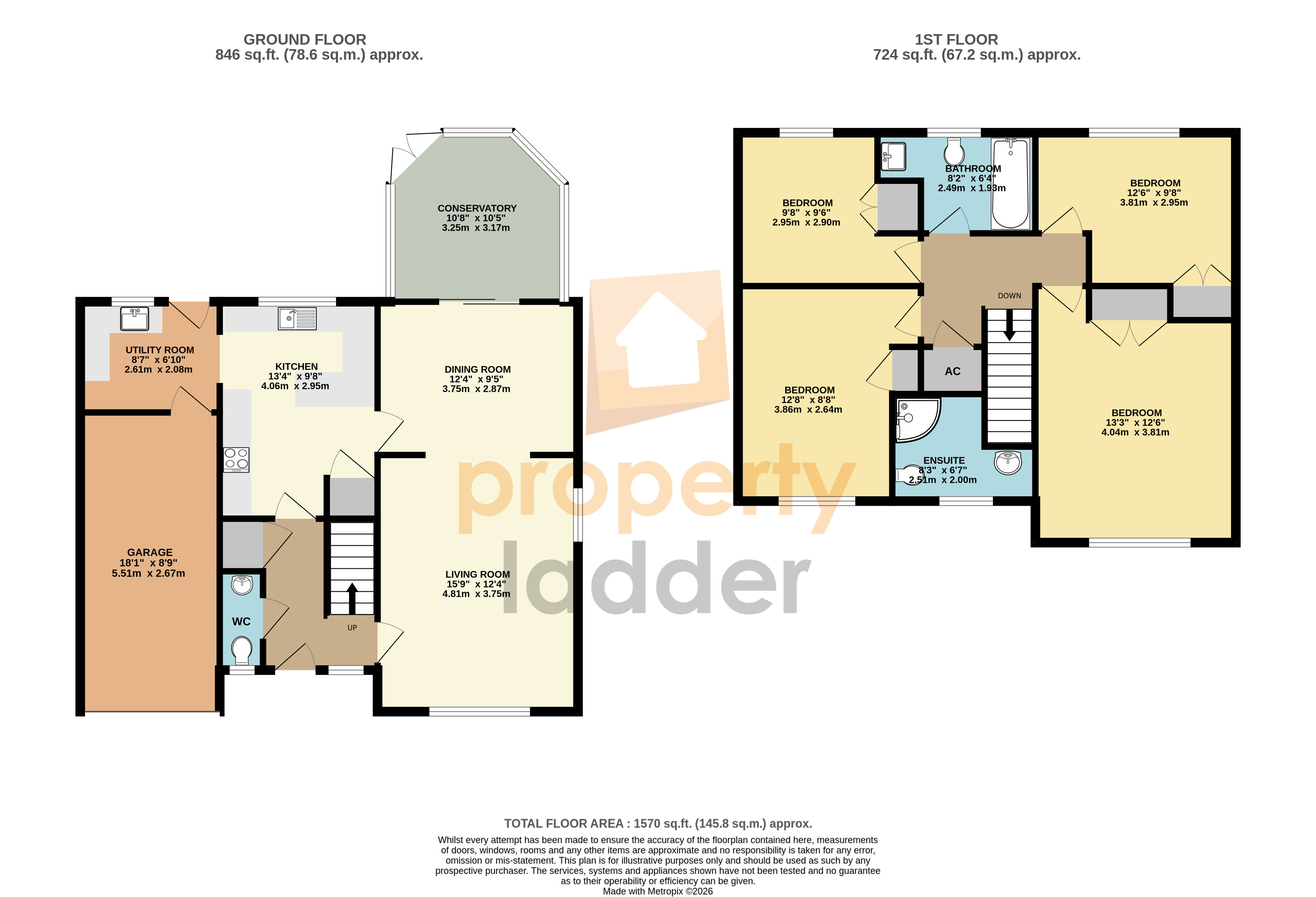 5, Long Barrow Drive, North Walsham floorplan