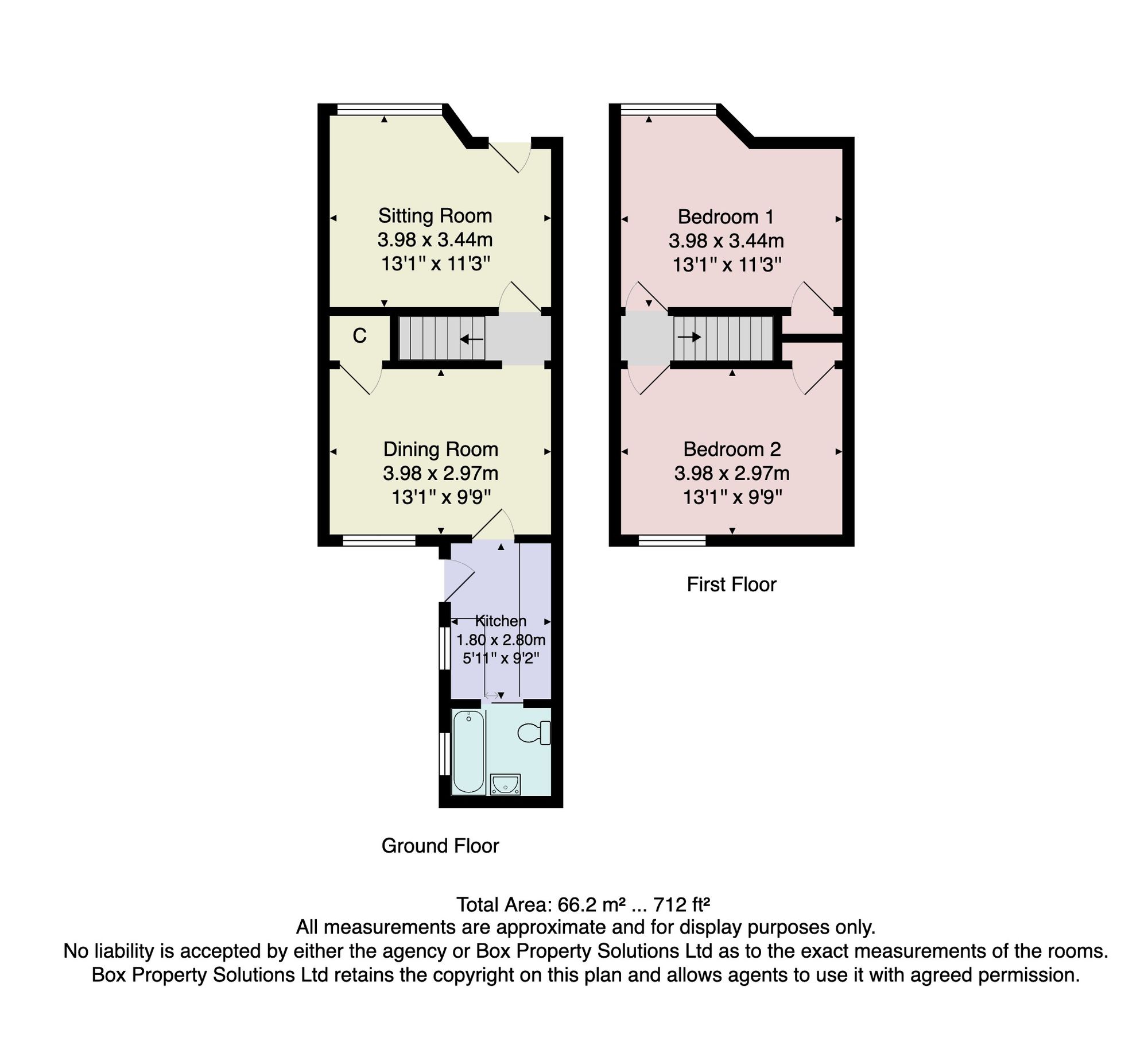76 Regent Avenue, Harrogate floorplan