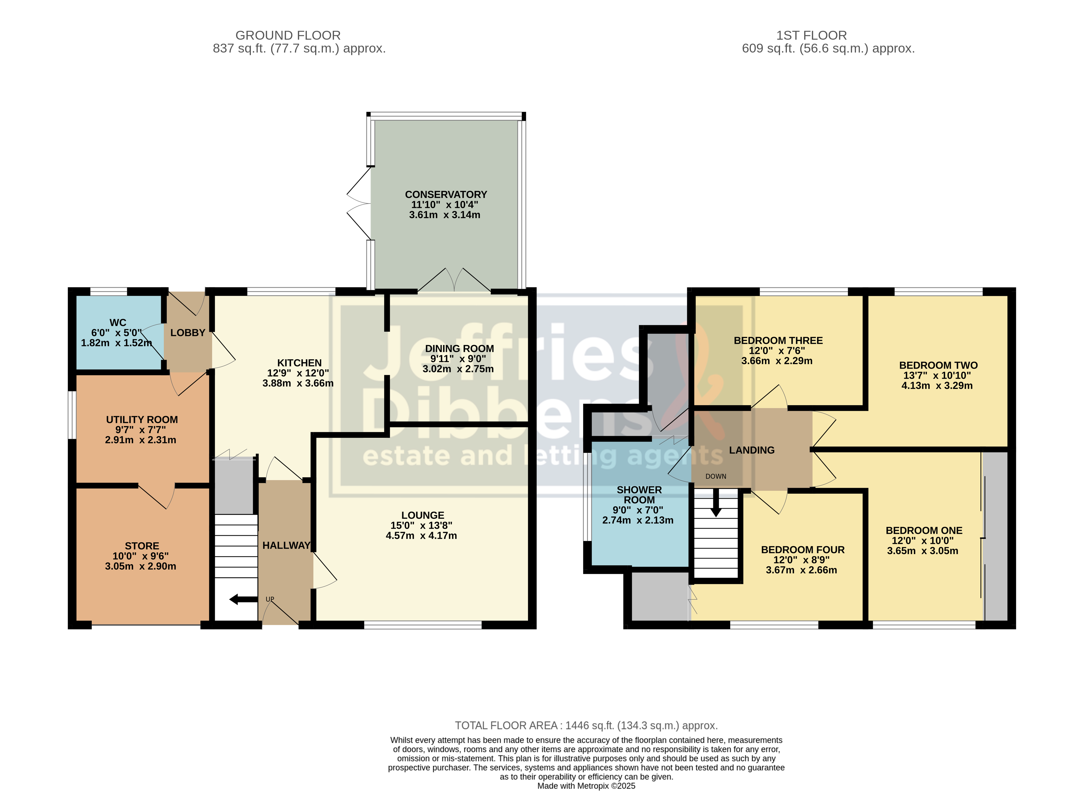 6, Burwood Grove, Hayling Island floorplan