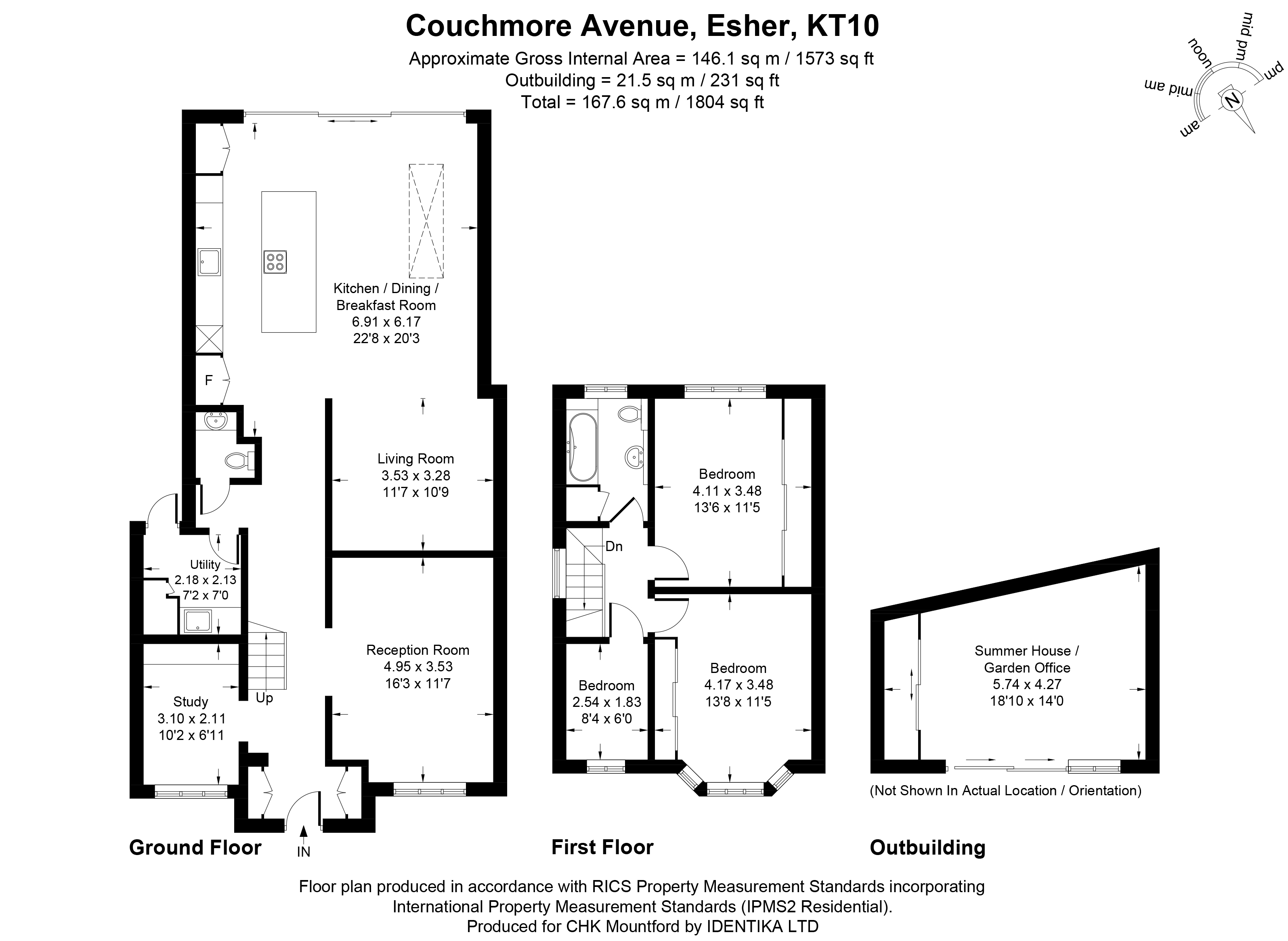 57, Couchmore Avenue, Surrey floorplan