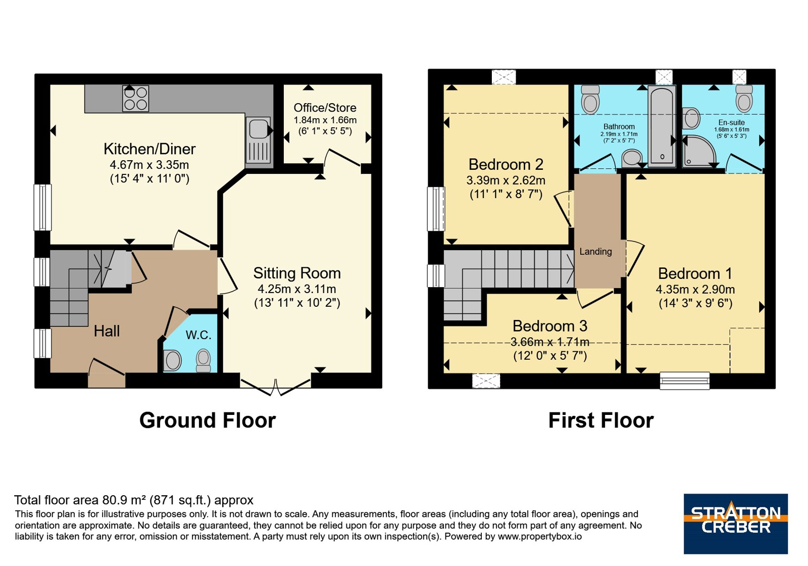 6 The Old School House,, Piece, Redruth floorplan