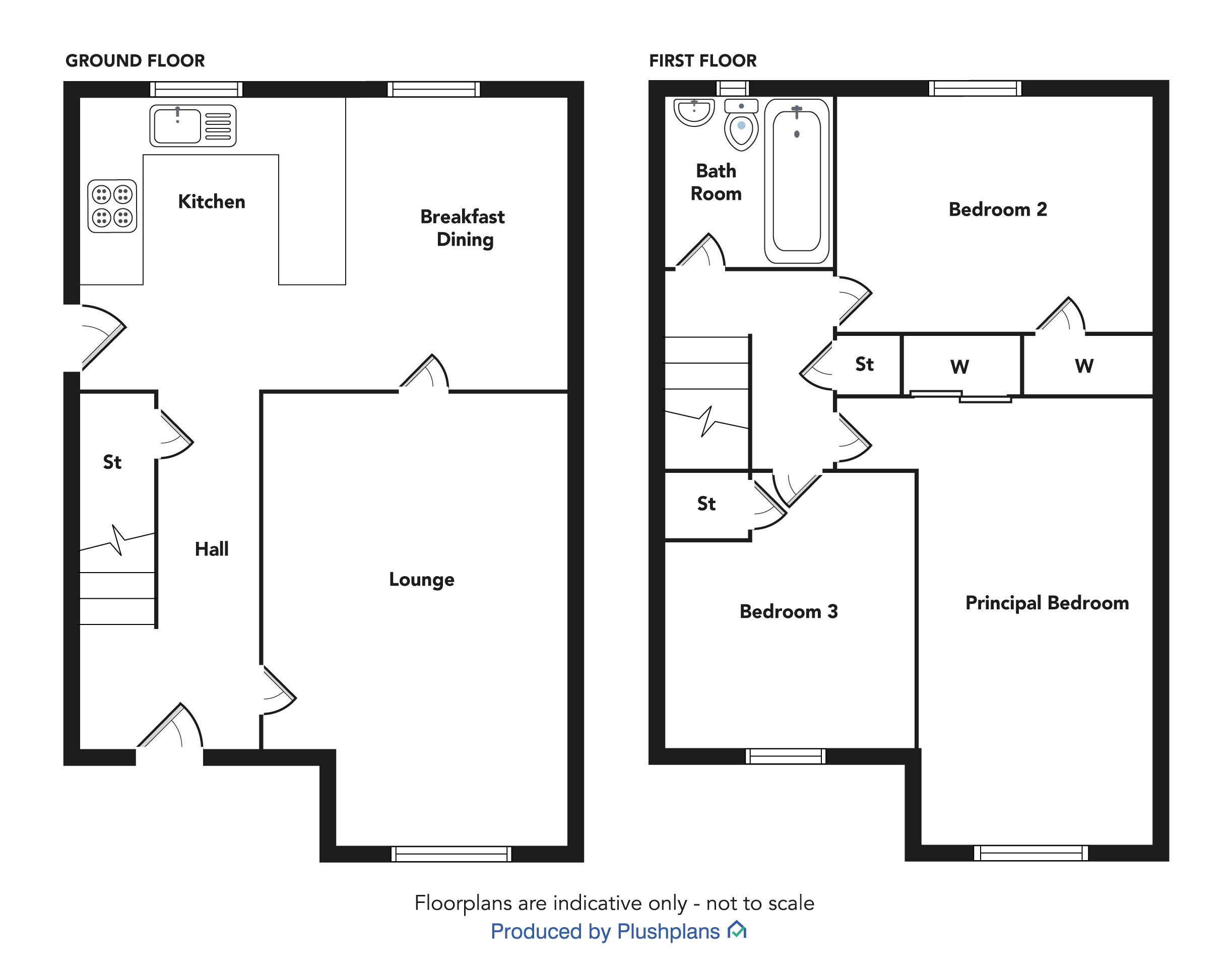 74, Calfhill Road, Glasgow floorplan
