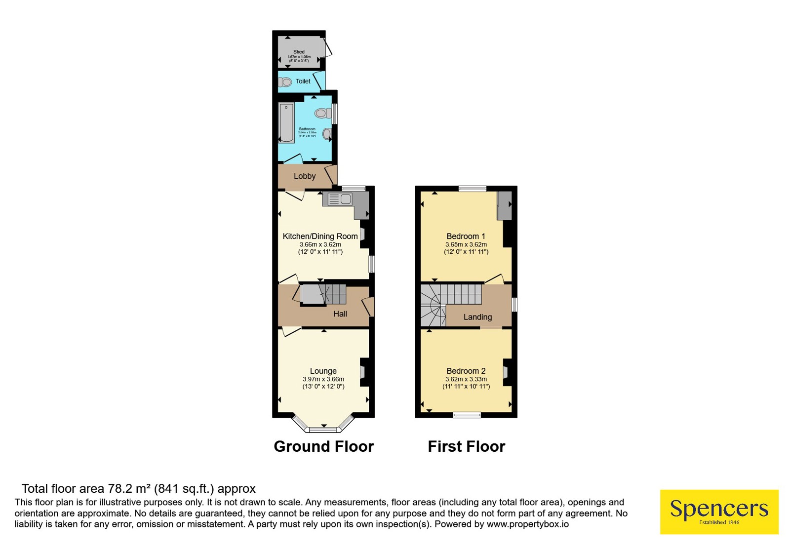 74, Stafford Street, Leicestershire floorplan