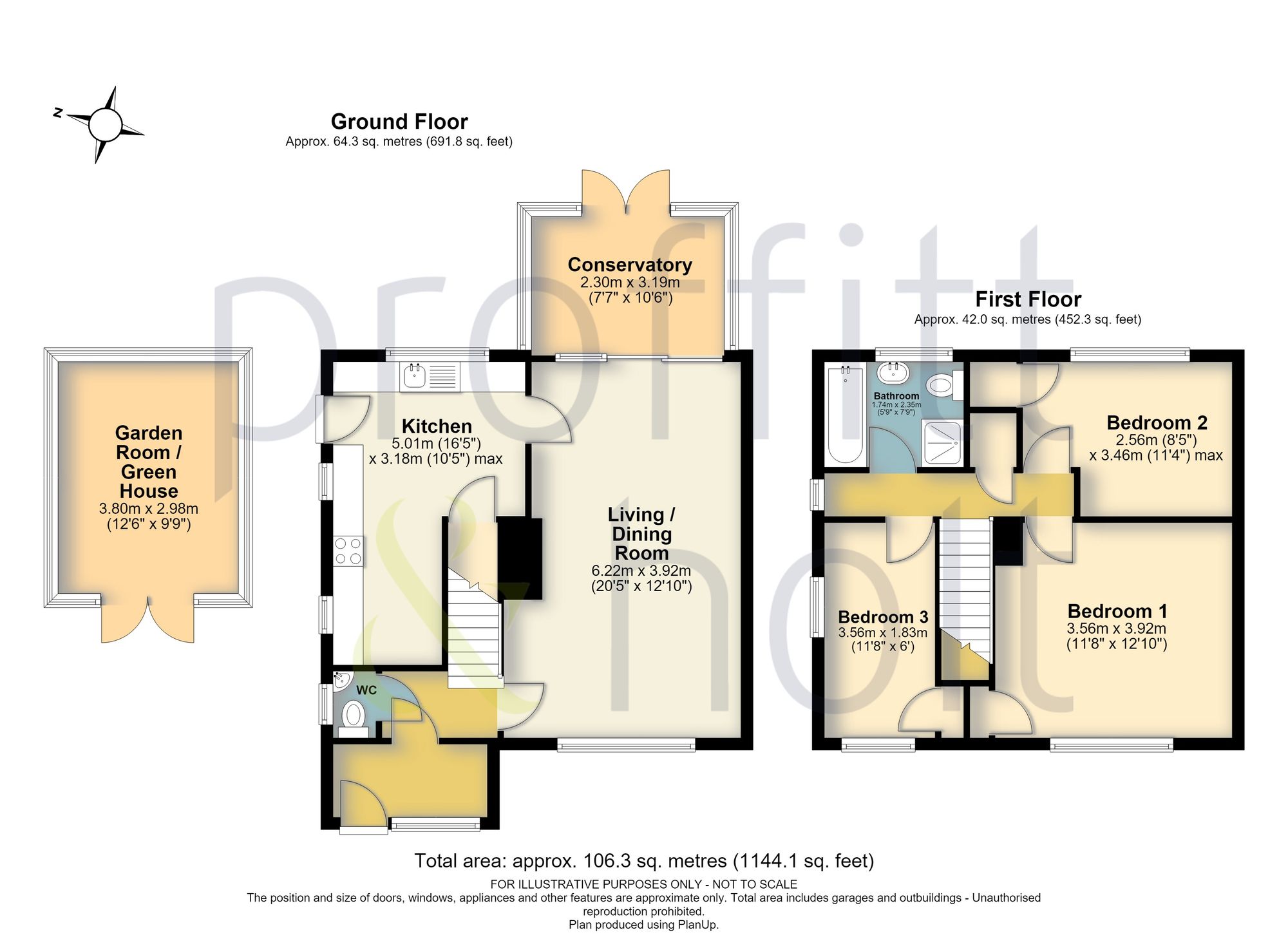 56 Summerhouse Way, Abbots Langley floorplan