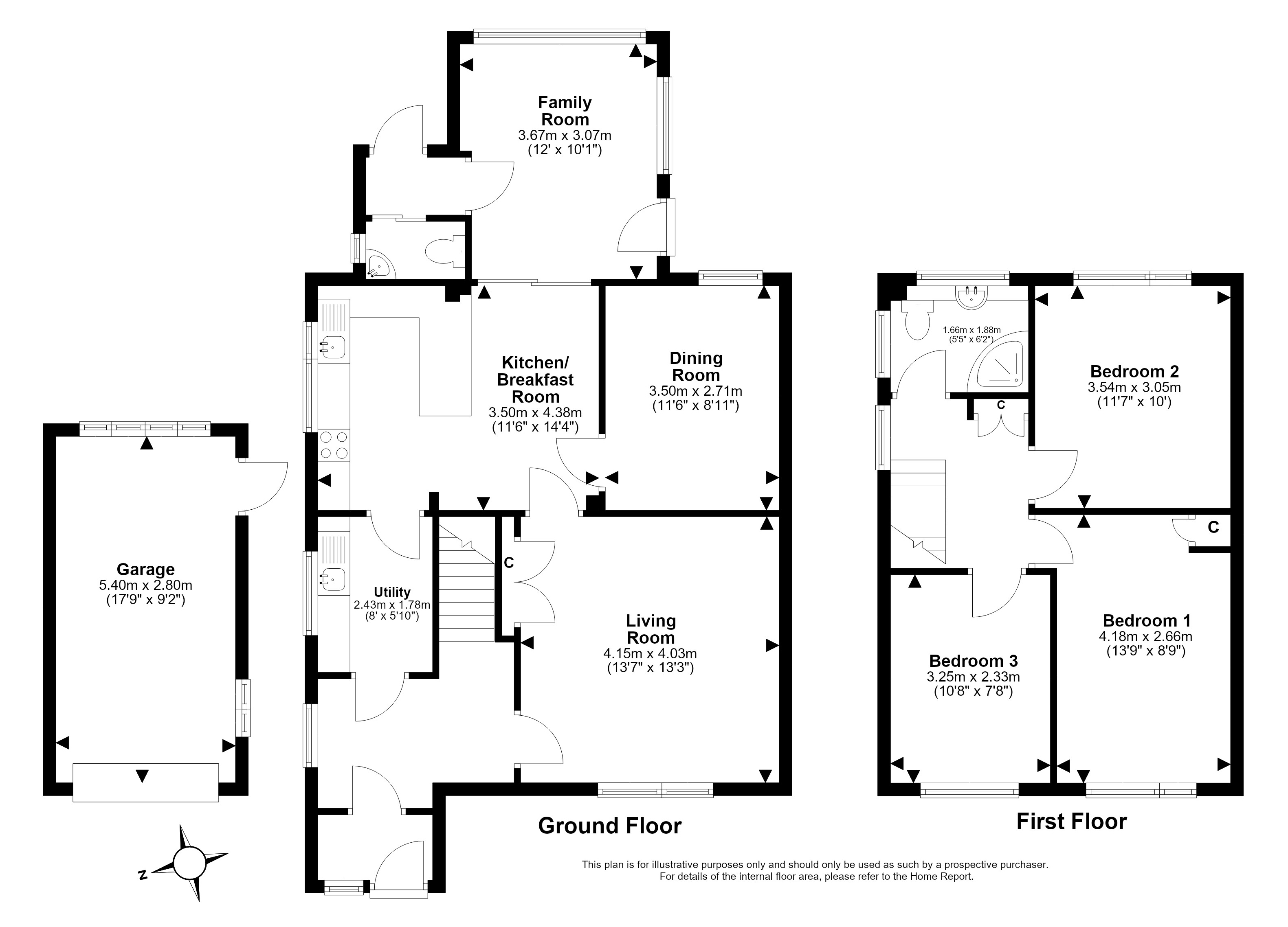 100, Rullion Road, PENICUIK floorplan