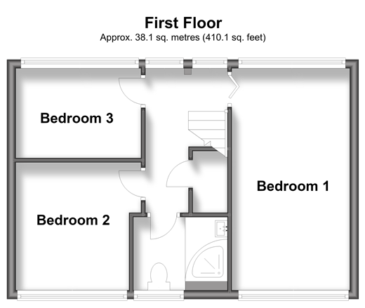 Knights Croft New Ash Green, Longfield floorplan