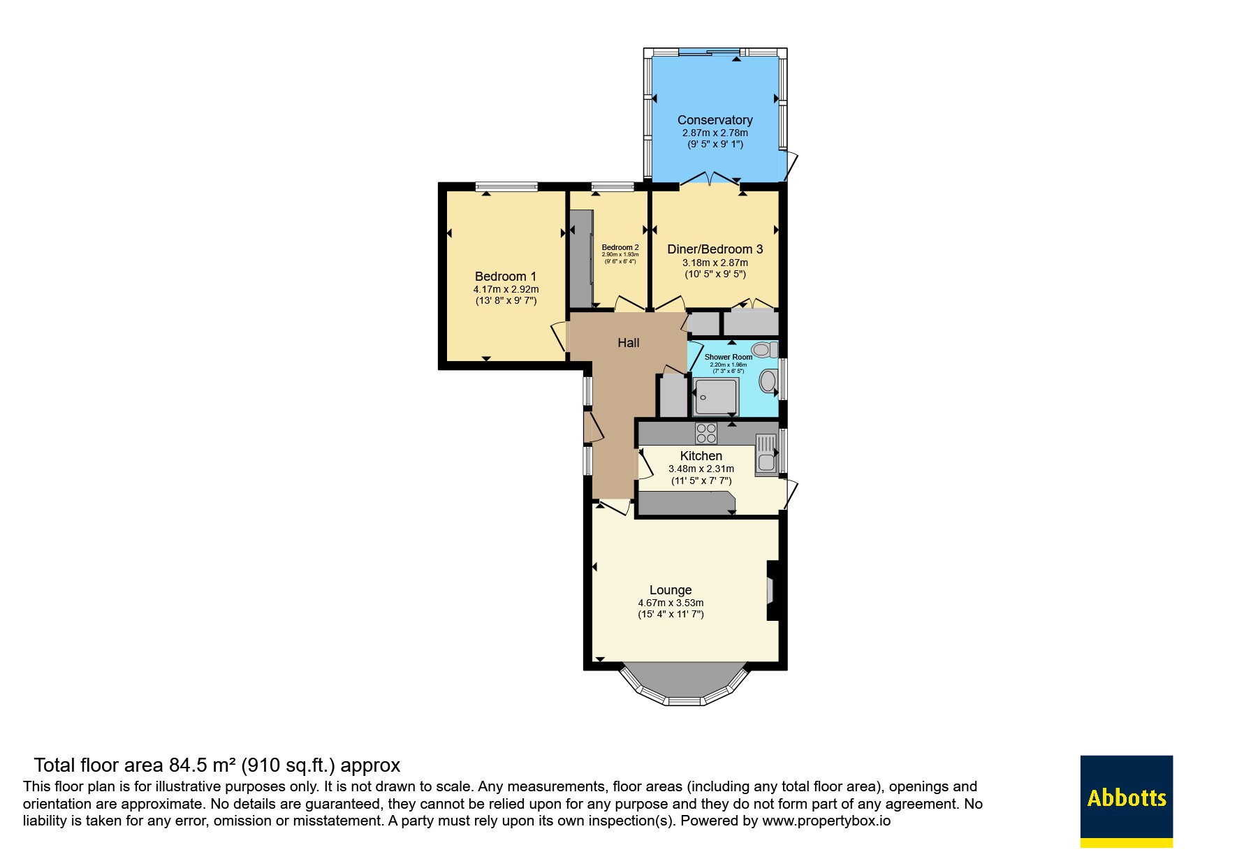123, Aylesbeare, Southend-on-Sea floorplan
