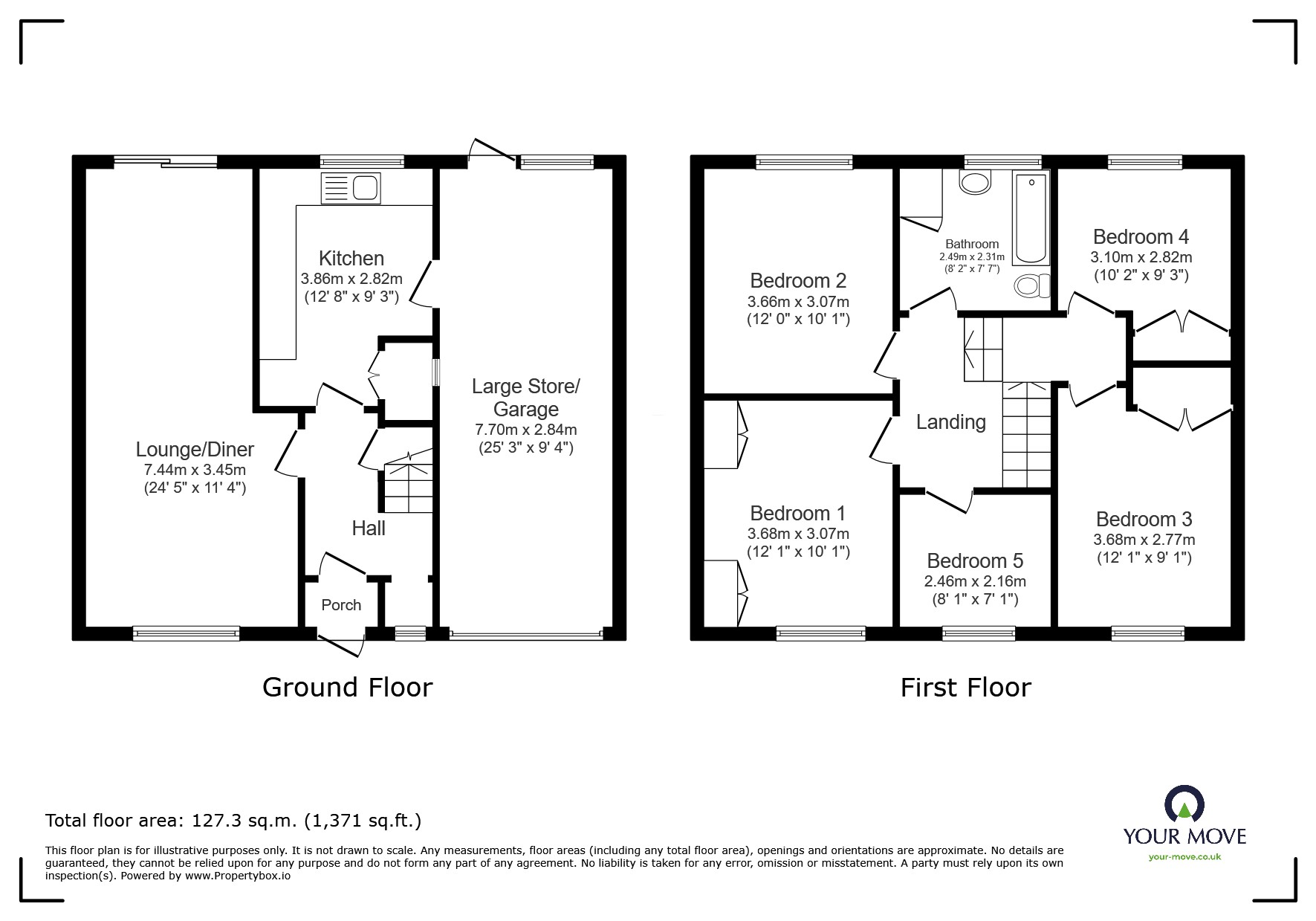 53, Jean Drive, Leicestershire floorplan