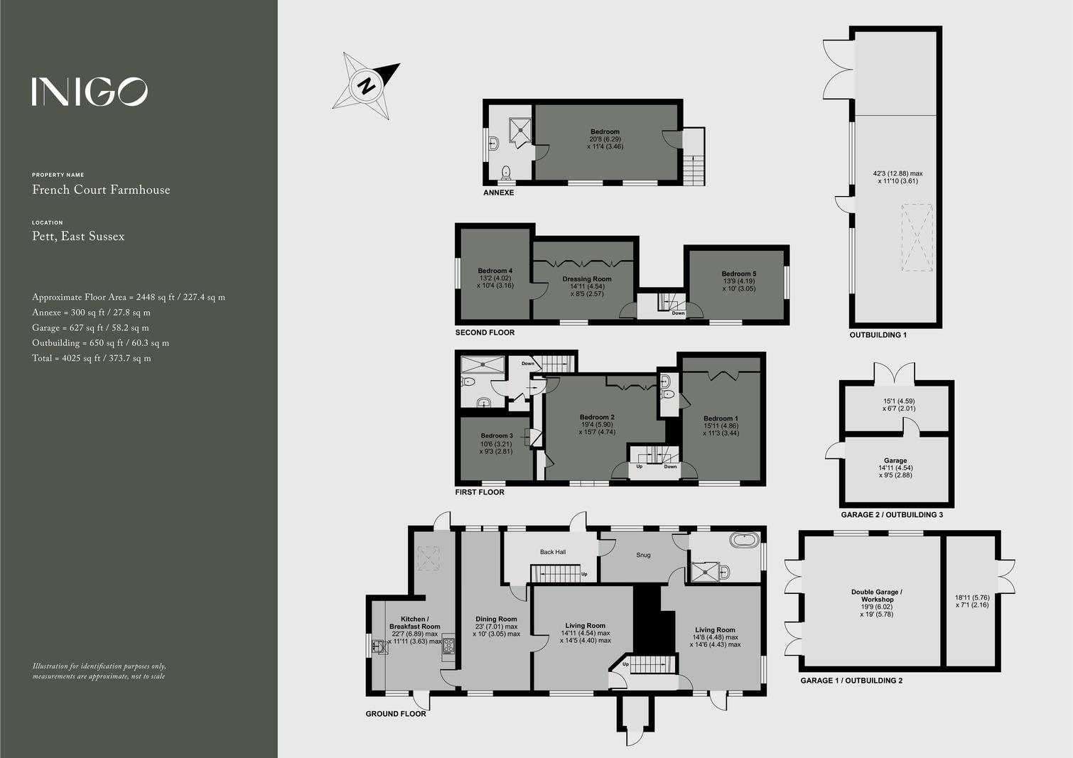 French Court Farmhouse, Pett Road, Pett floorplan