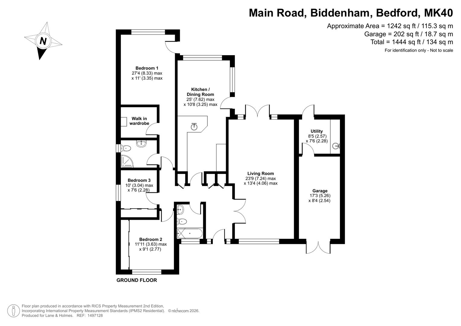 47, Main Road, Bedford floorplan