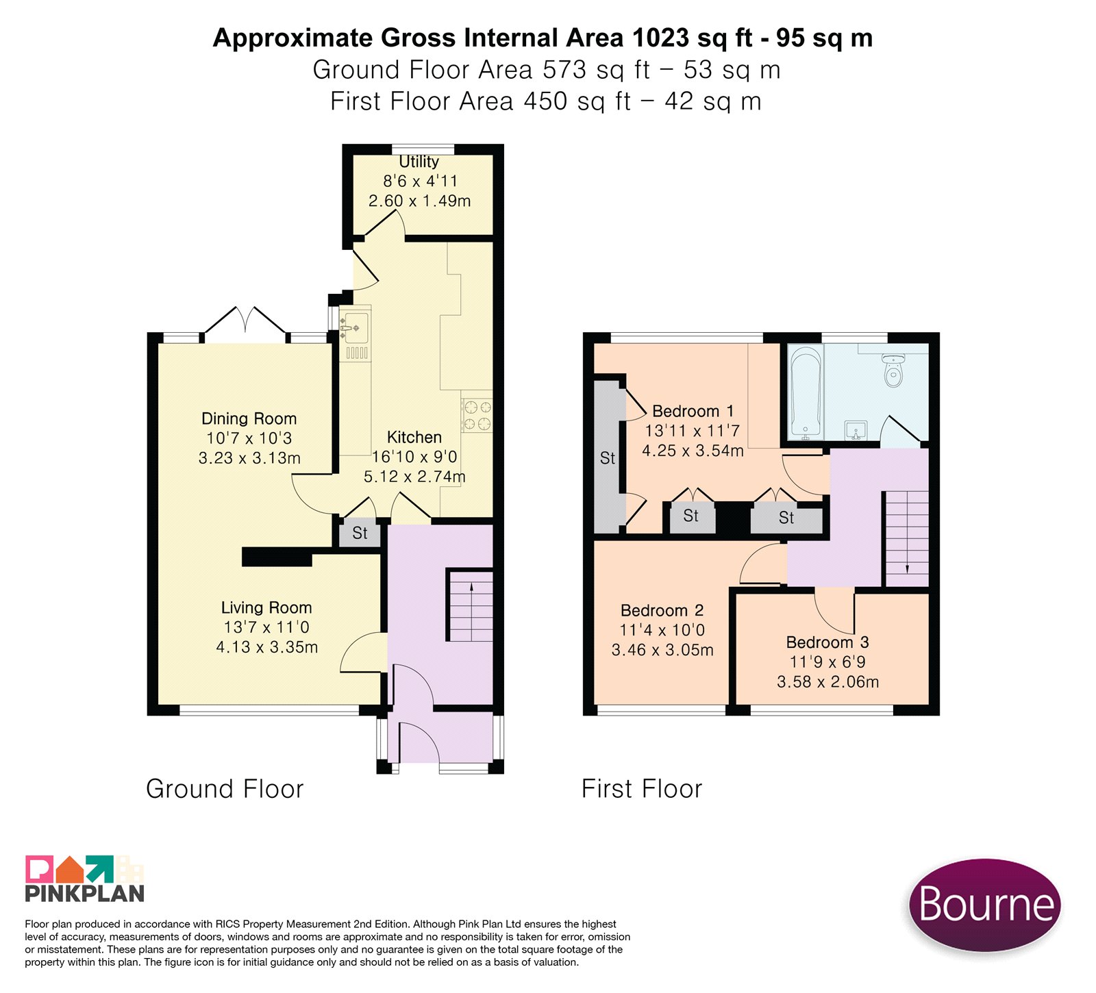 Priors Croft, Woking floorplan