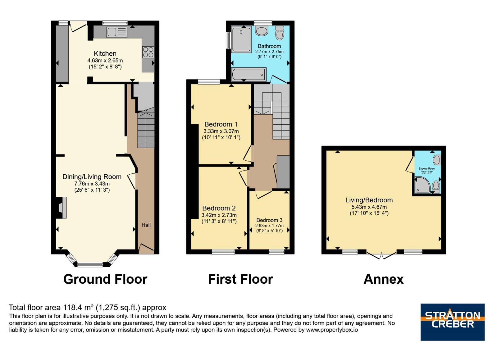 2 Wyoming Villas,, Beacon Road, Newquay floorplan