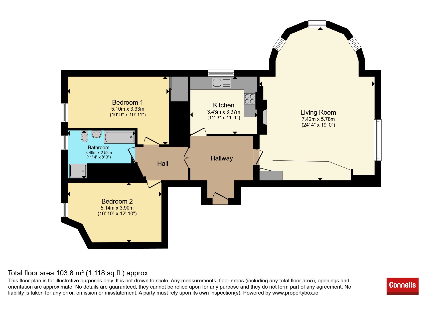 2, Henwick House, Tollhouse Drive, Worcester floorplan