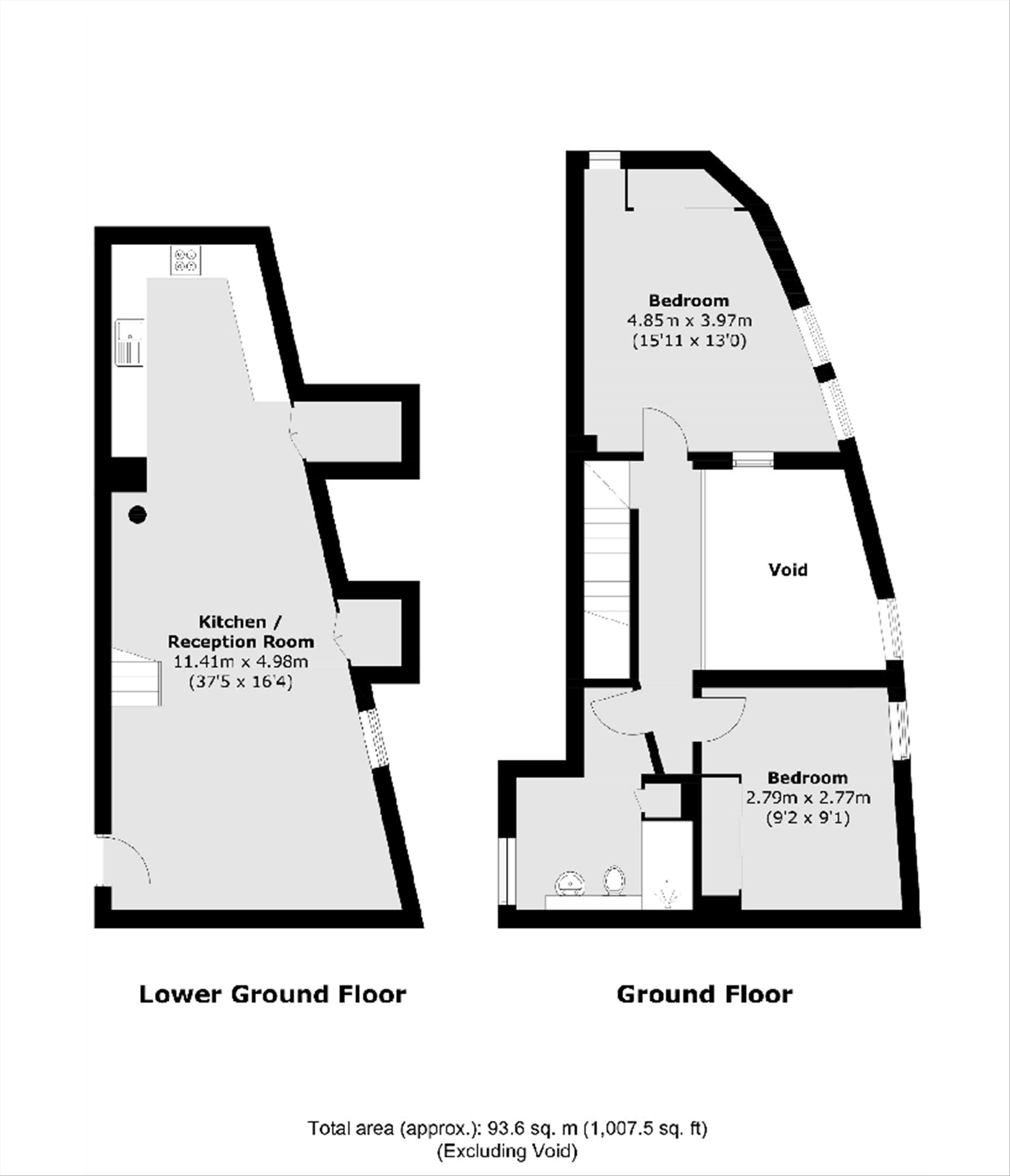 2, Grasmere Road, London floorplan