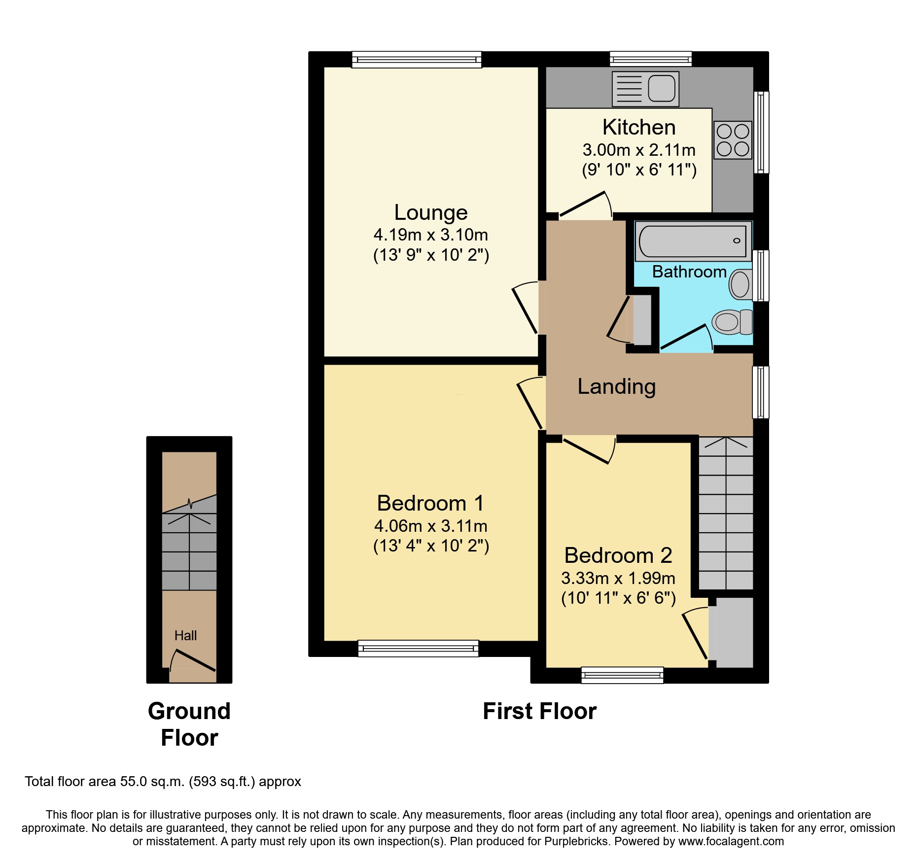 32, Amberley Court, Sidcup floorplan