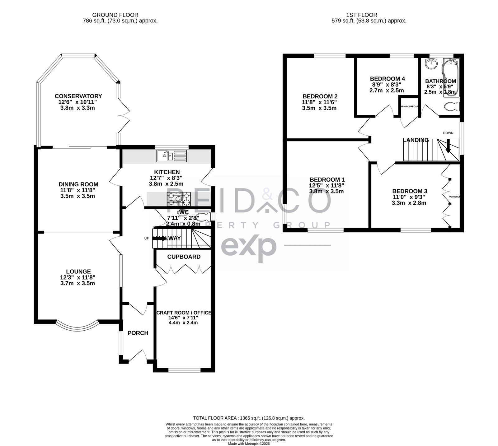 Conway Drive, Preston floorplan