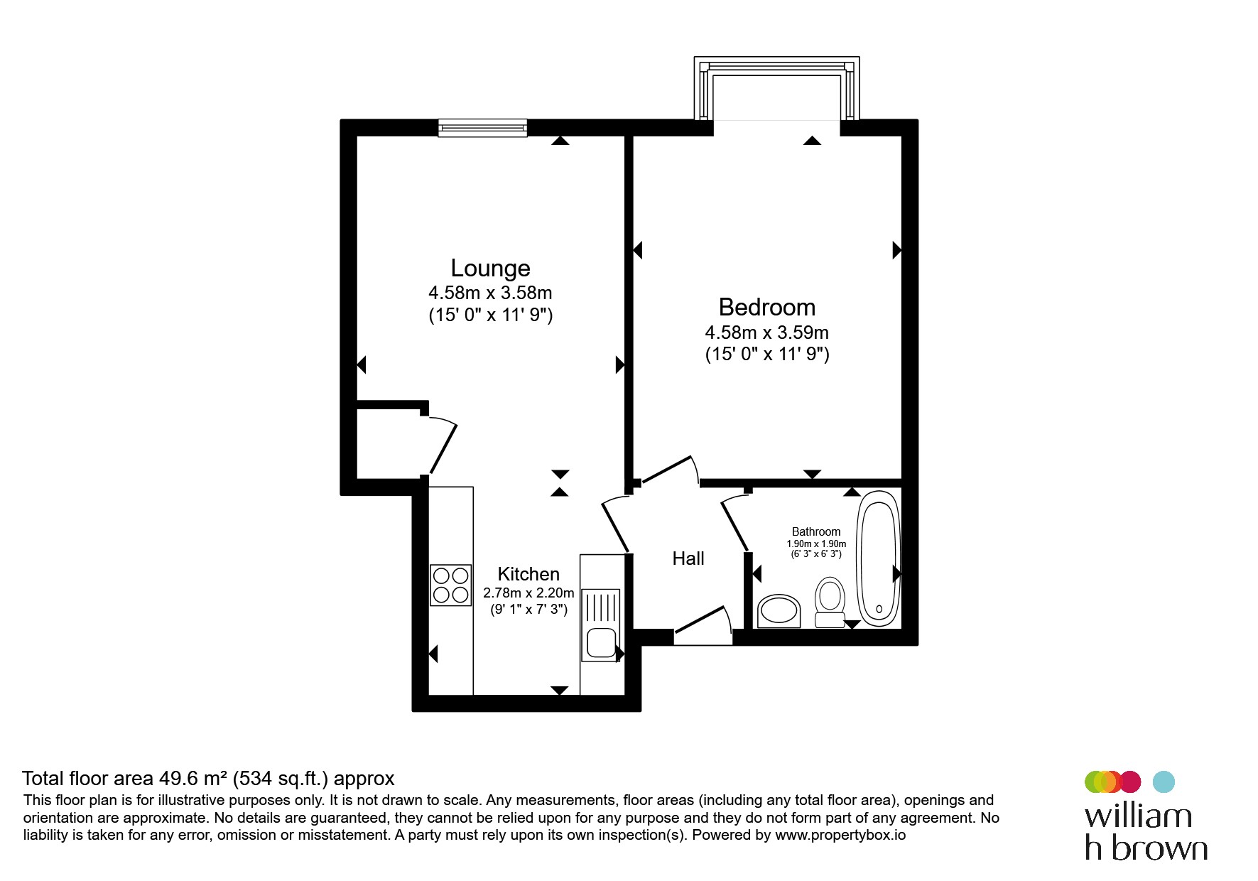 Flat 4, Templeton Court, Railway Street, Braintree floorplan