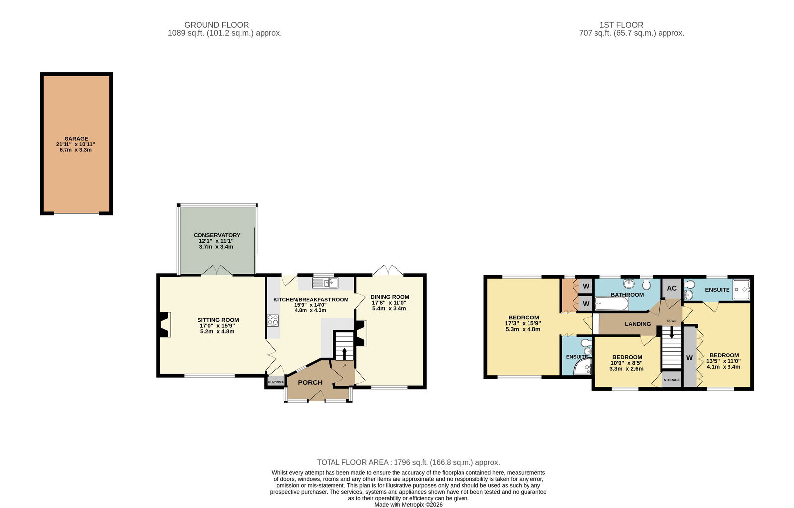 1, Richards Close, Malvern floorplan