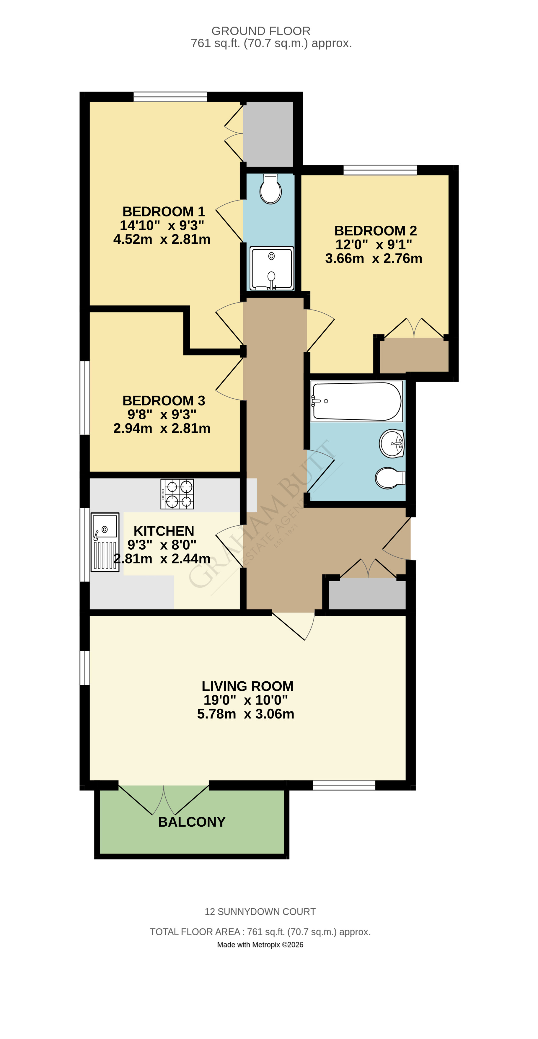 Hendon Avenue, Littlehampton floorplan