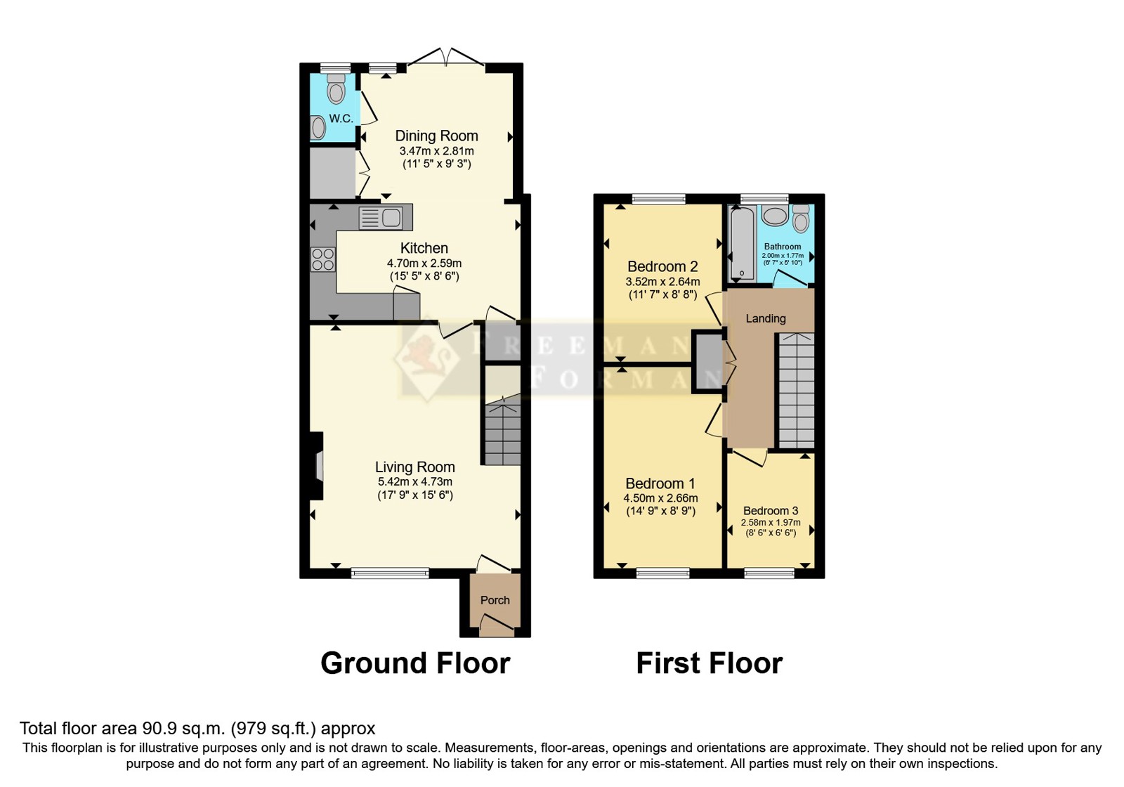 Howland Road, Marden, Tonbridge, Kent, TN12 floorplan