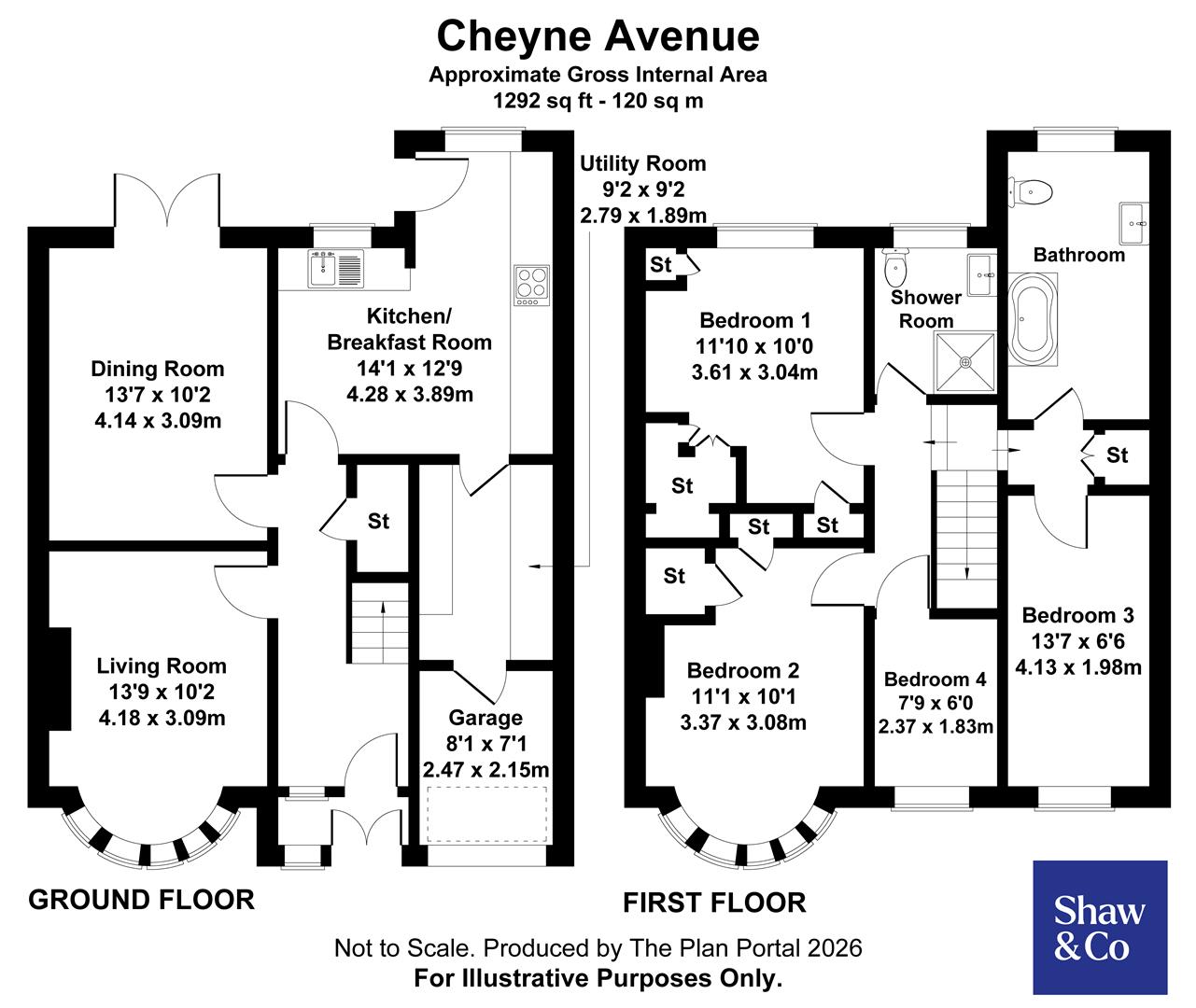 30, Cheyne Avenue, Twickenham floorplan