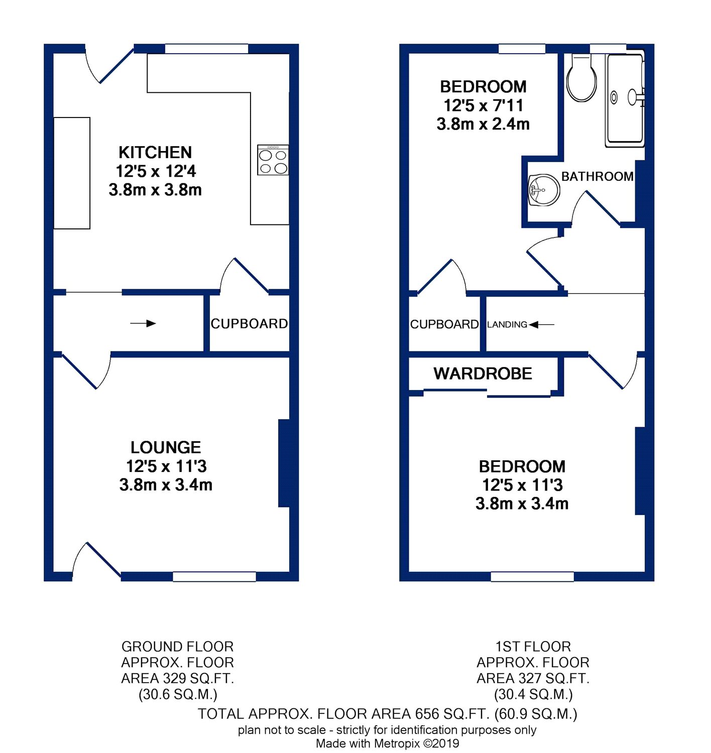 2 Bedrooms Terraced house for sale in Aberford Road, Stanley, Wakefield, West Yorkshire WF3