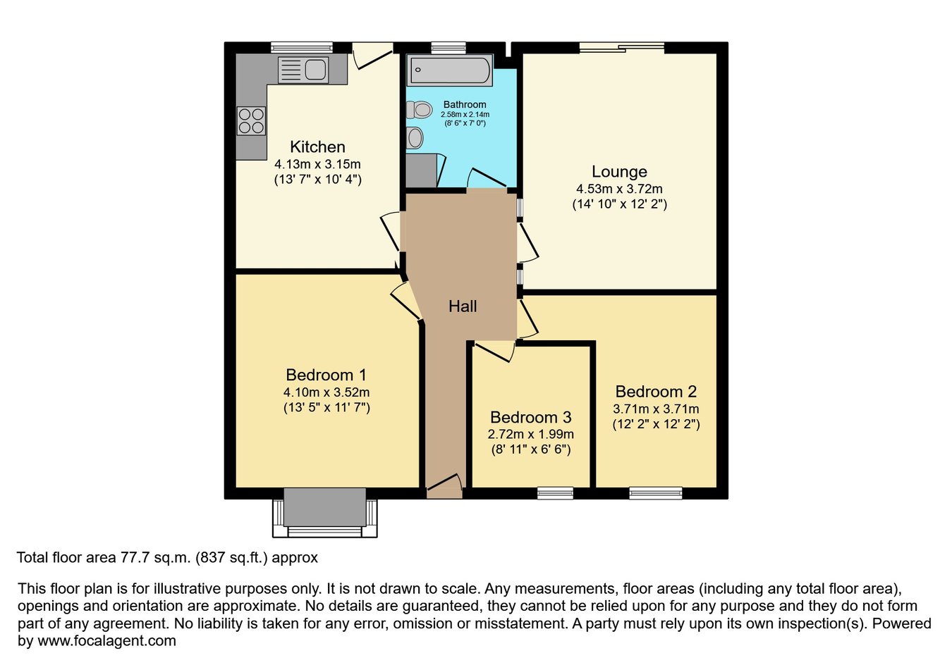 7, Church Lane, Wisbech floorplan