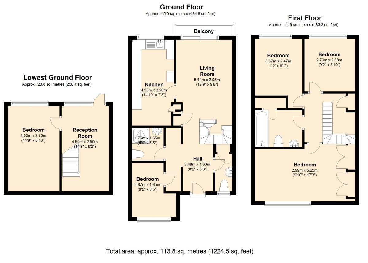 5 Bedrooms Terraced house to rent in Greenways, Egham TW20
