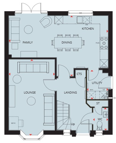 H8294411, Phoenix Lane, Fernwood, Newark, Nottingham floorplan