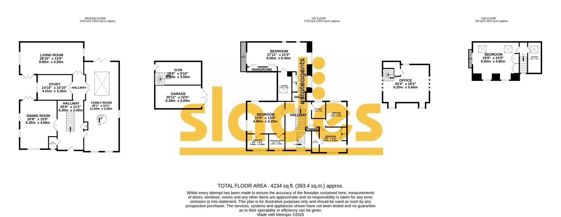 Gulliver House, 1A, Bingham Avenue, Poole floorplan