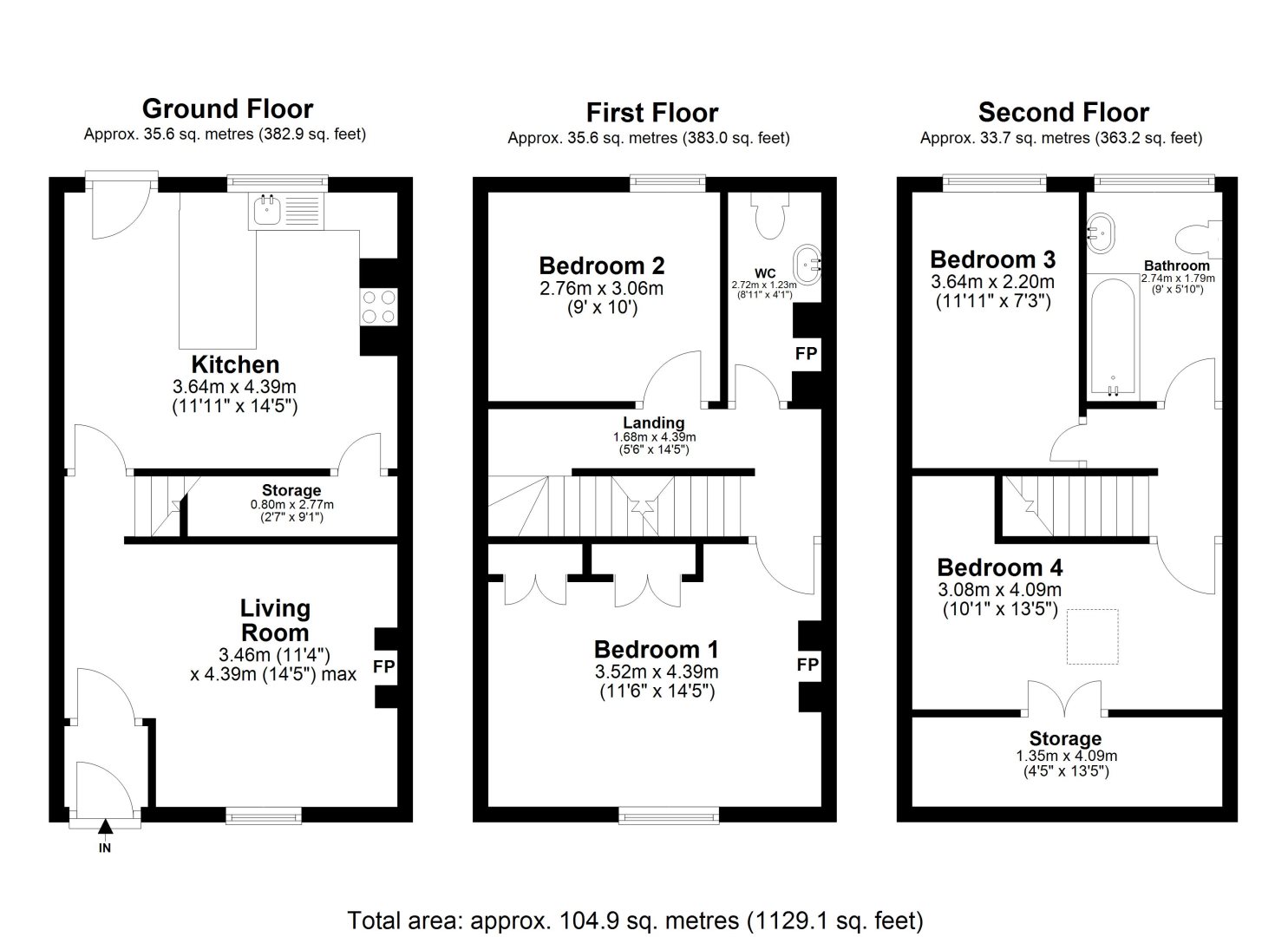 977, Burnley Road, Rossendale floorplan