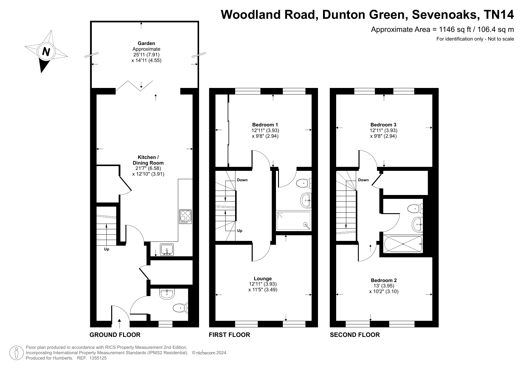 29, Woodland Road, Sevenoaks floorplan