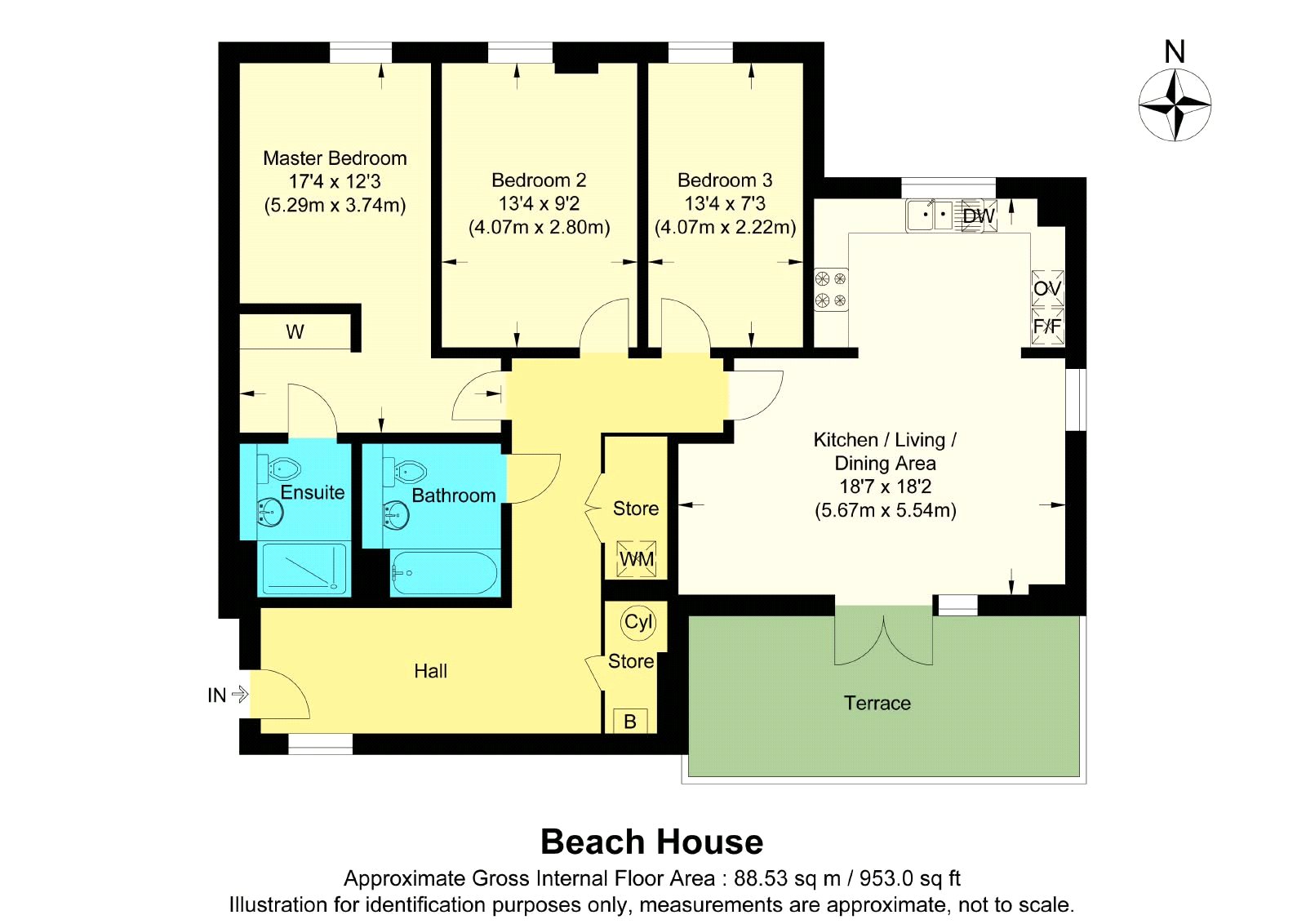 Flat 12, Beach House, 3, Sackett Road, Barking floorplan