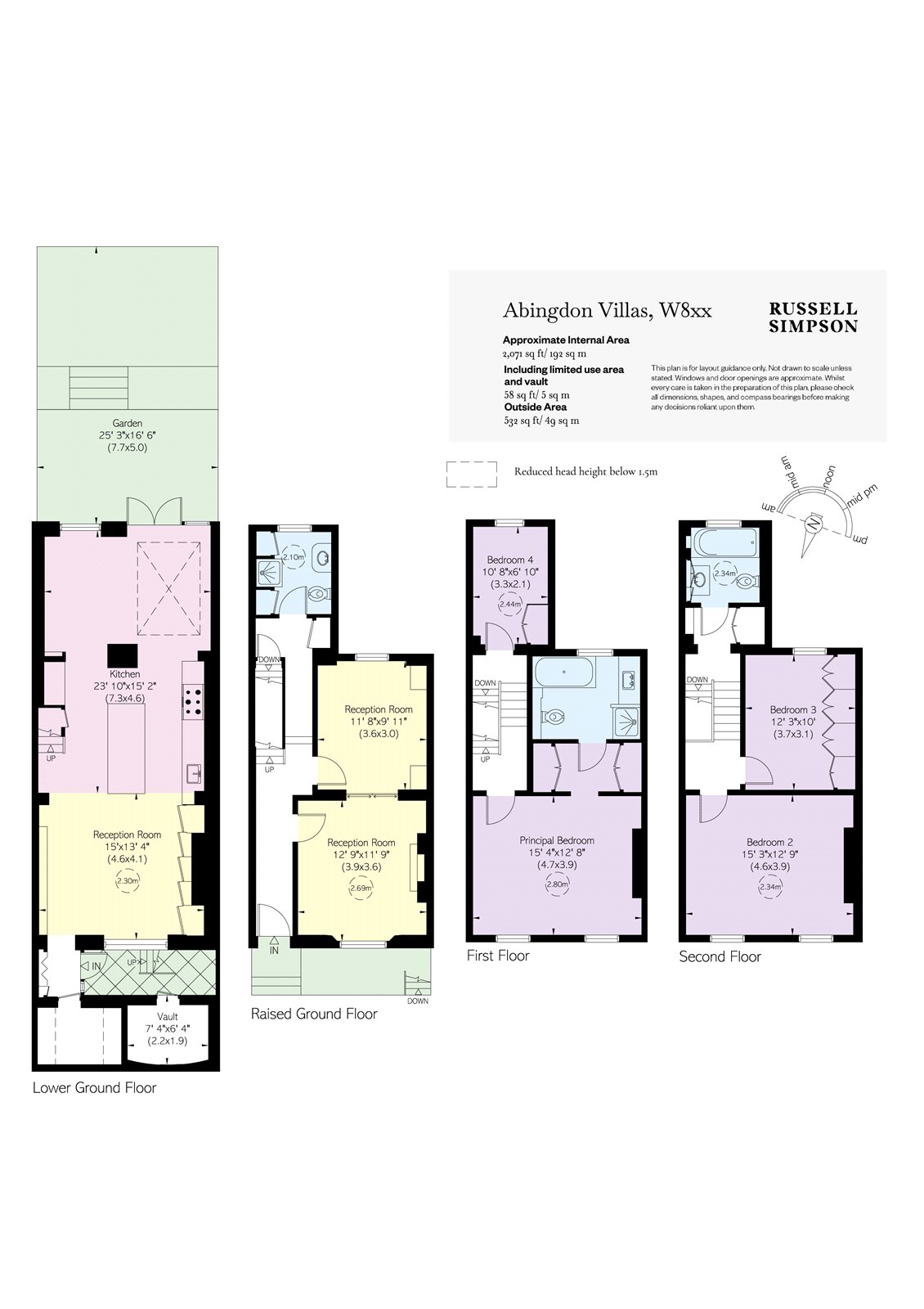 78, Abingdon Villas, London floorplan